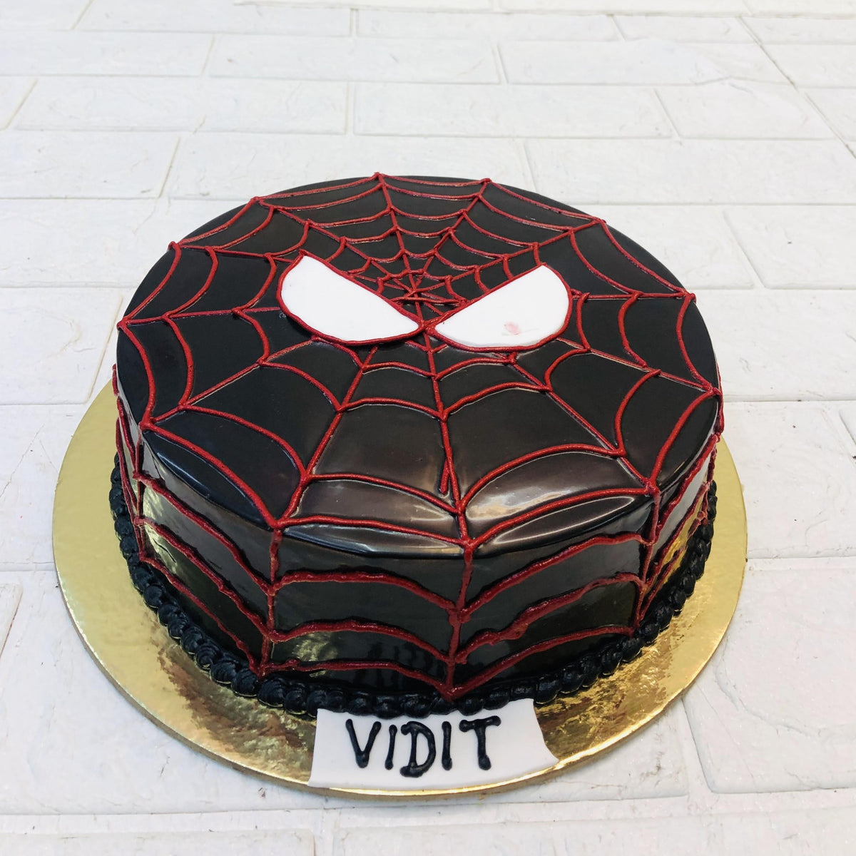 Spider Man Chocolate Cake