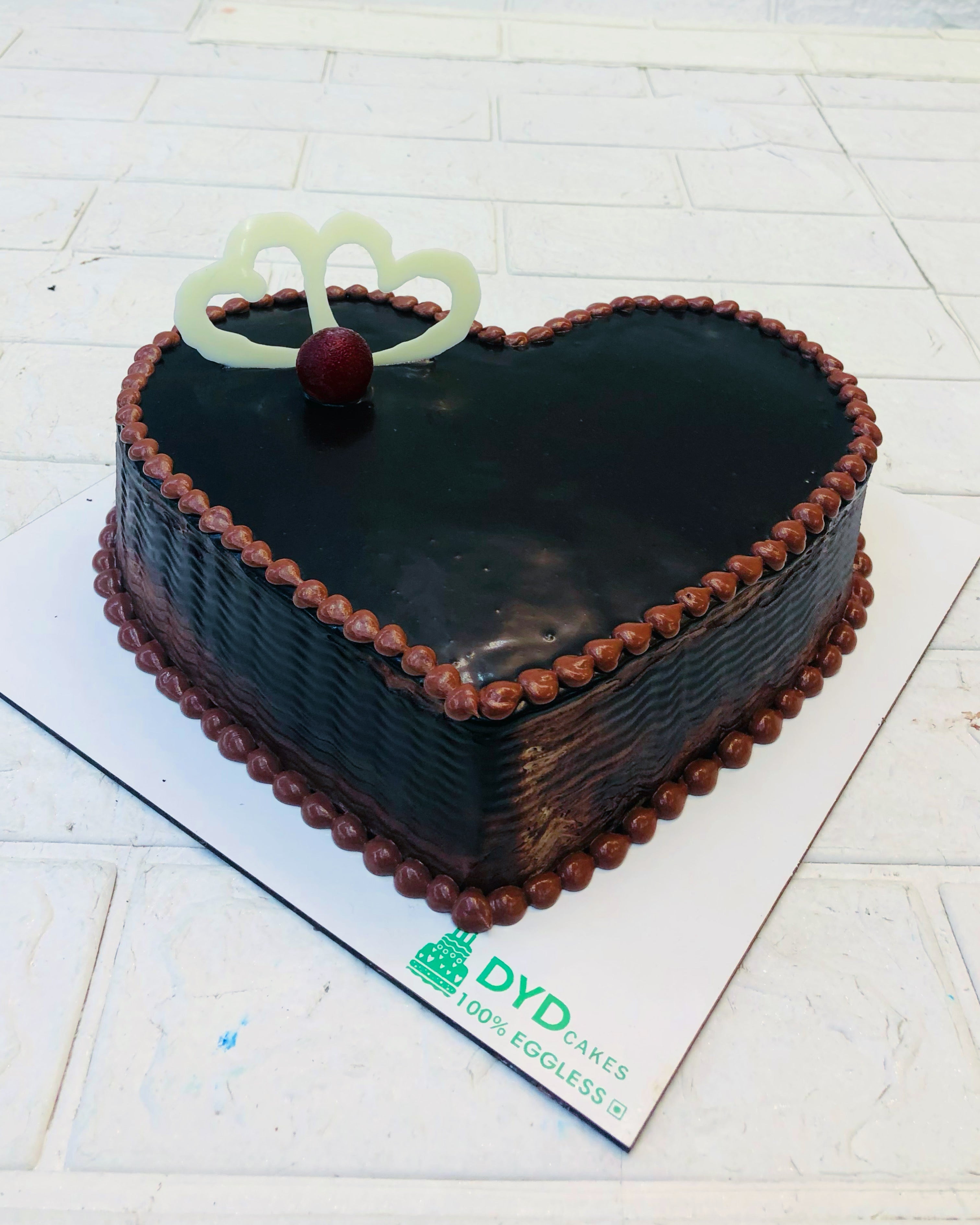 Chocolate Heart Shape Cake