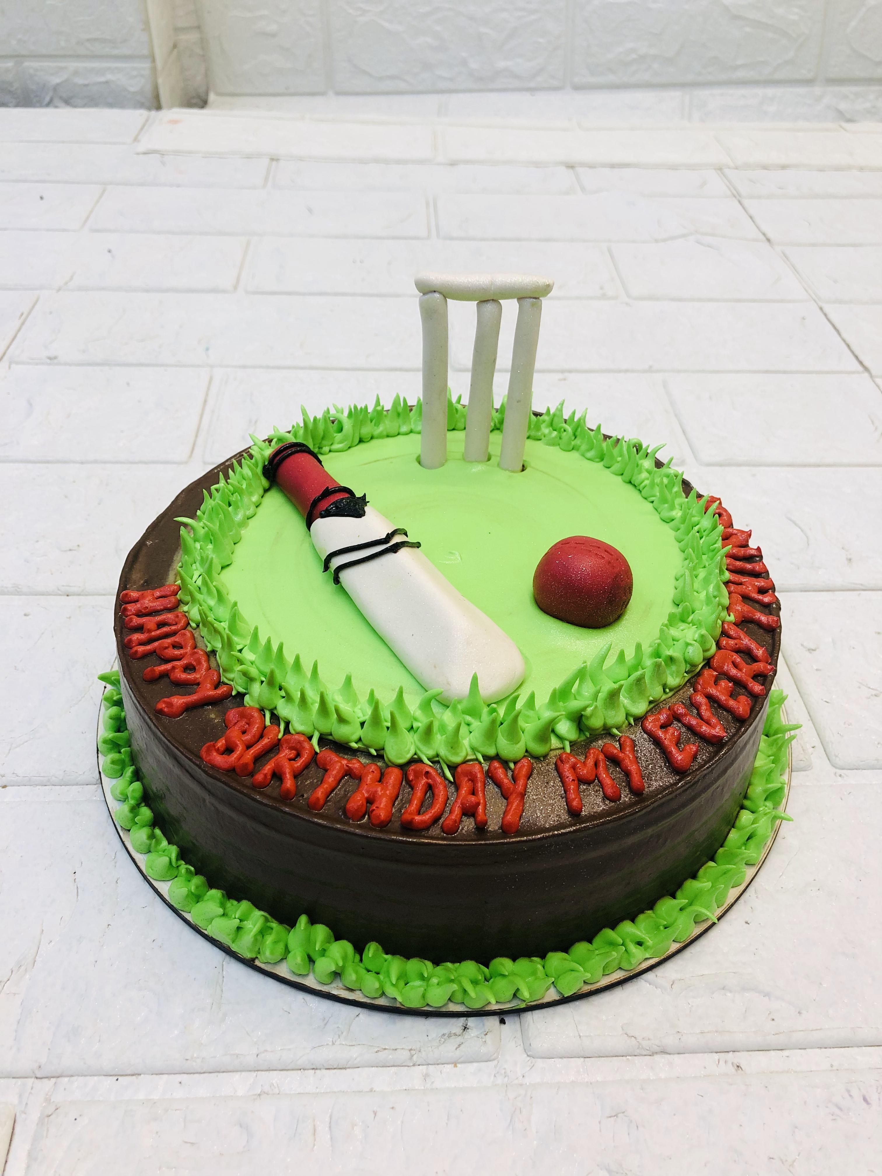 Cricket Fever Chocolate Cream Cake
