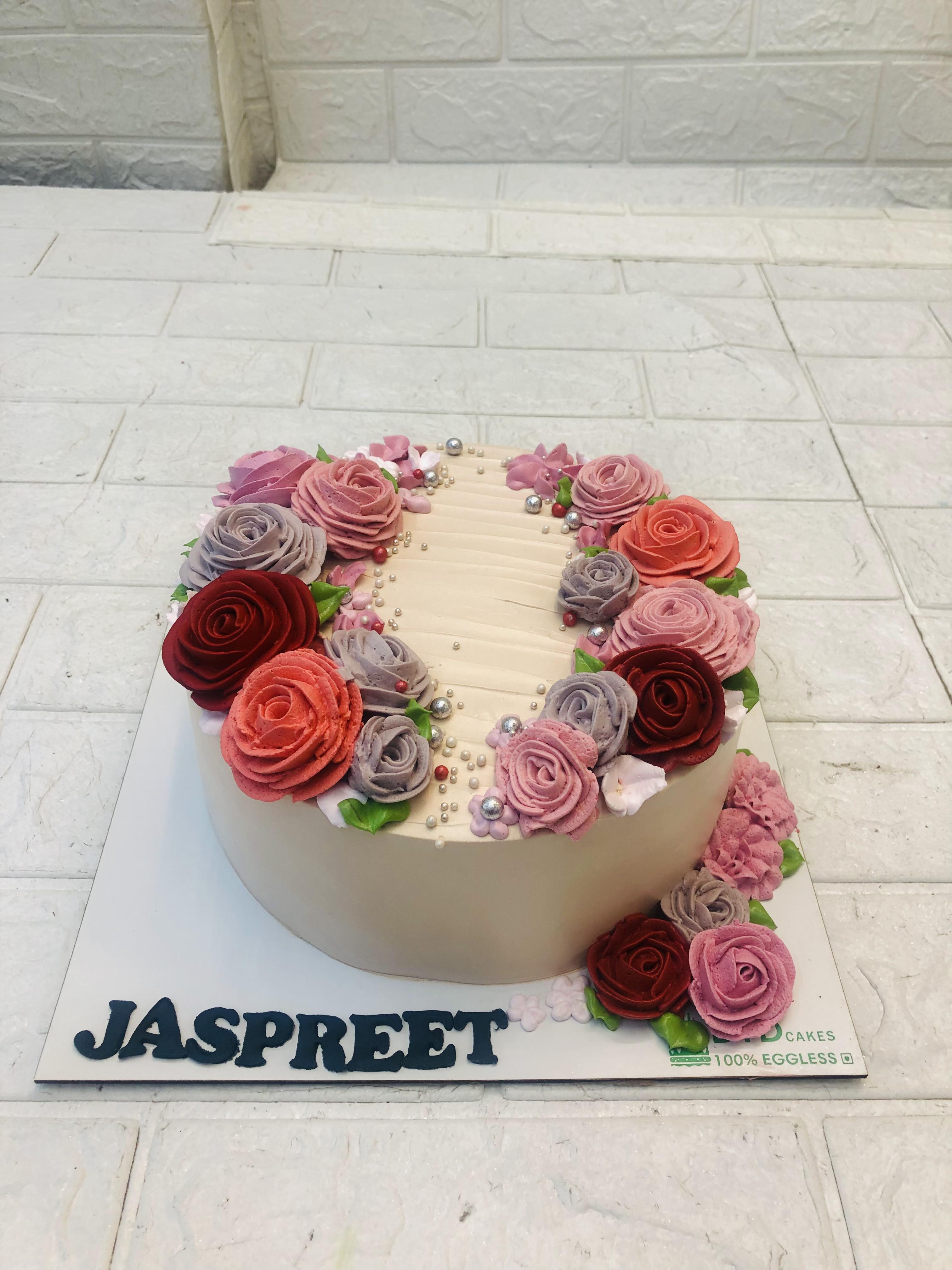 Flowers Birthday Cake