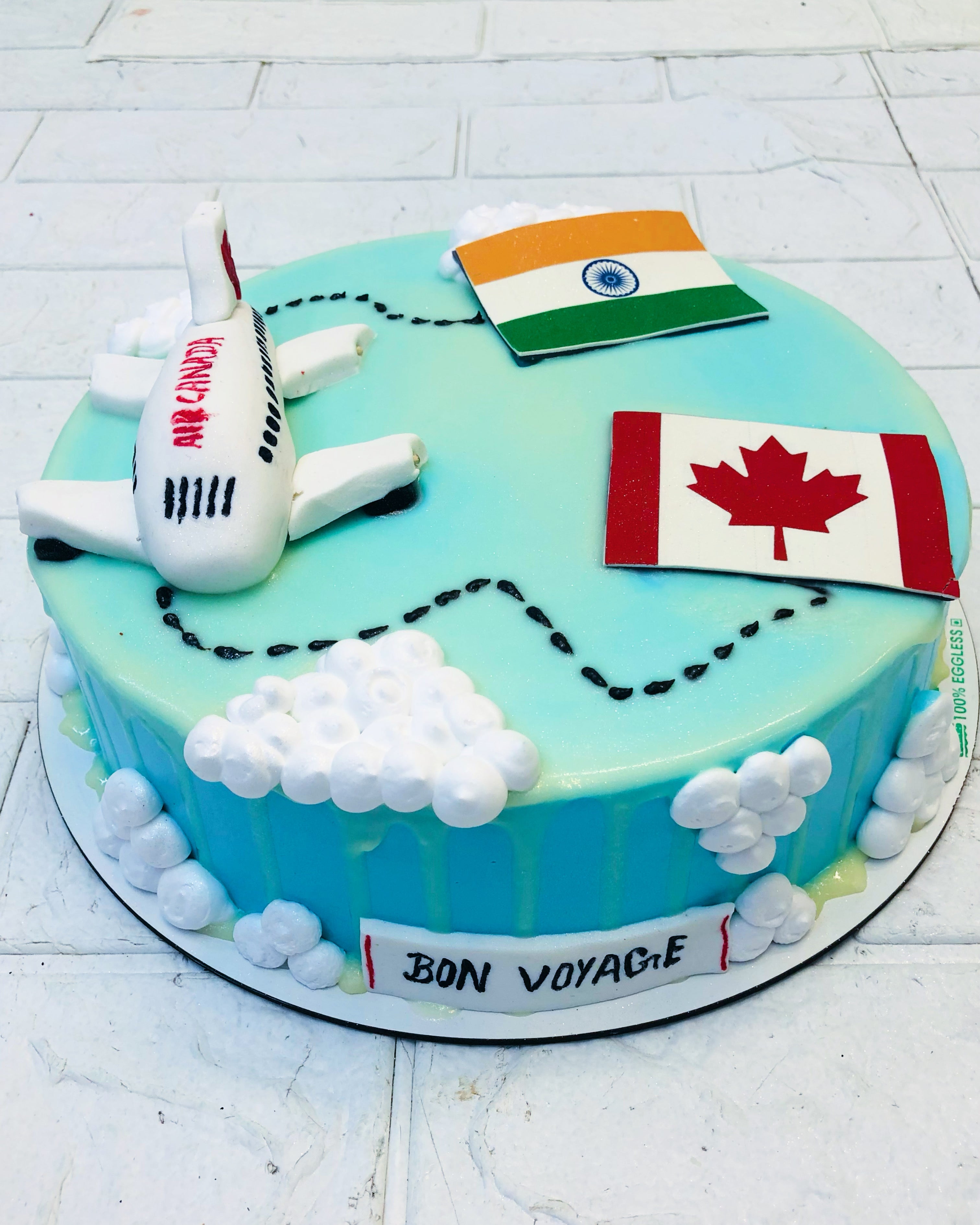 Canada Travel Theme Cake 2
