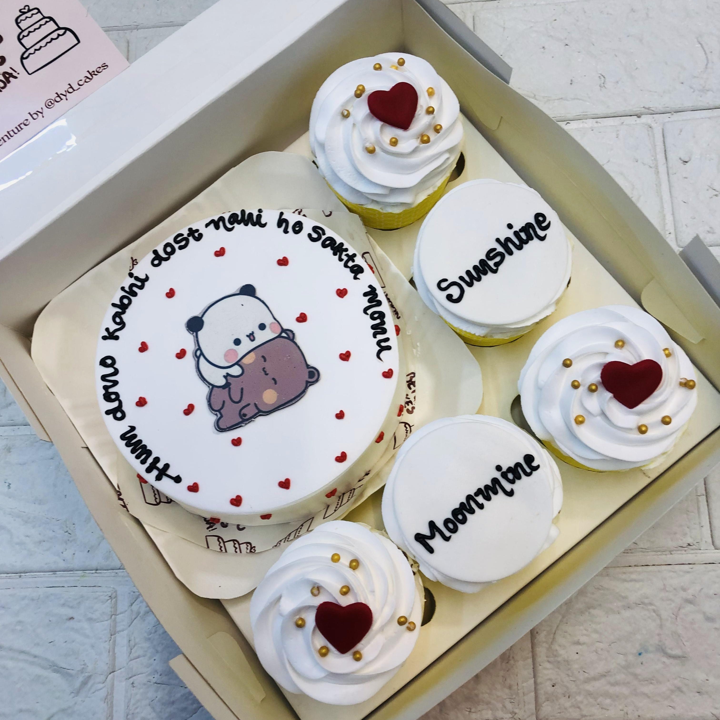 Bubu Dudu White Bento Combo Cake