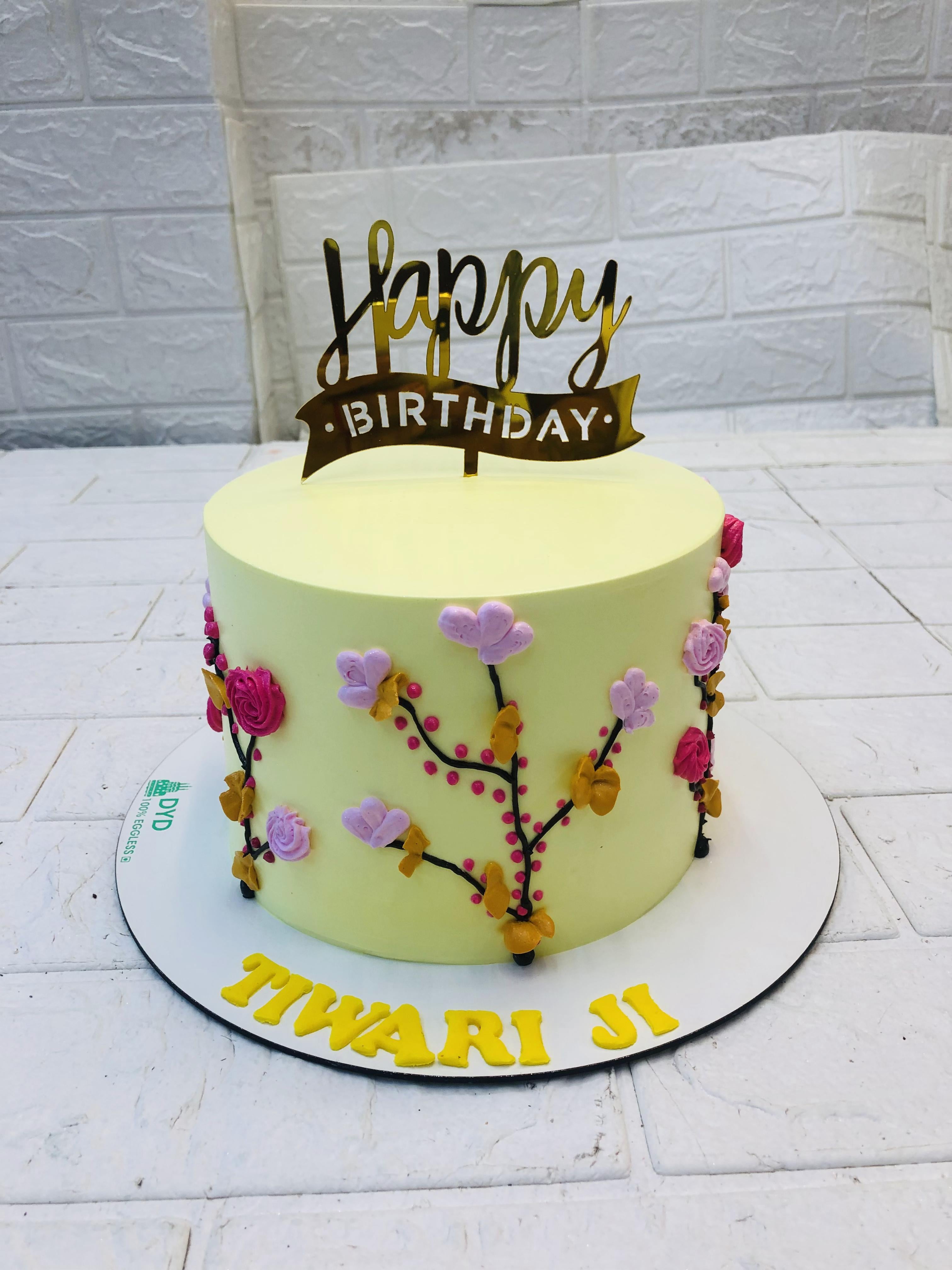 Multi Color Beautiful Florals Cake
