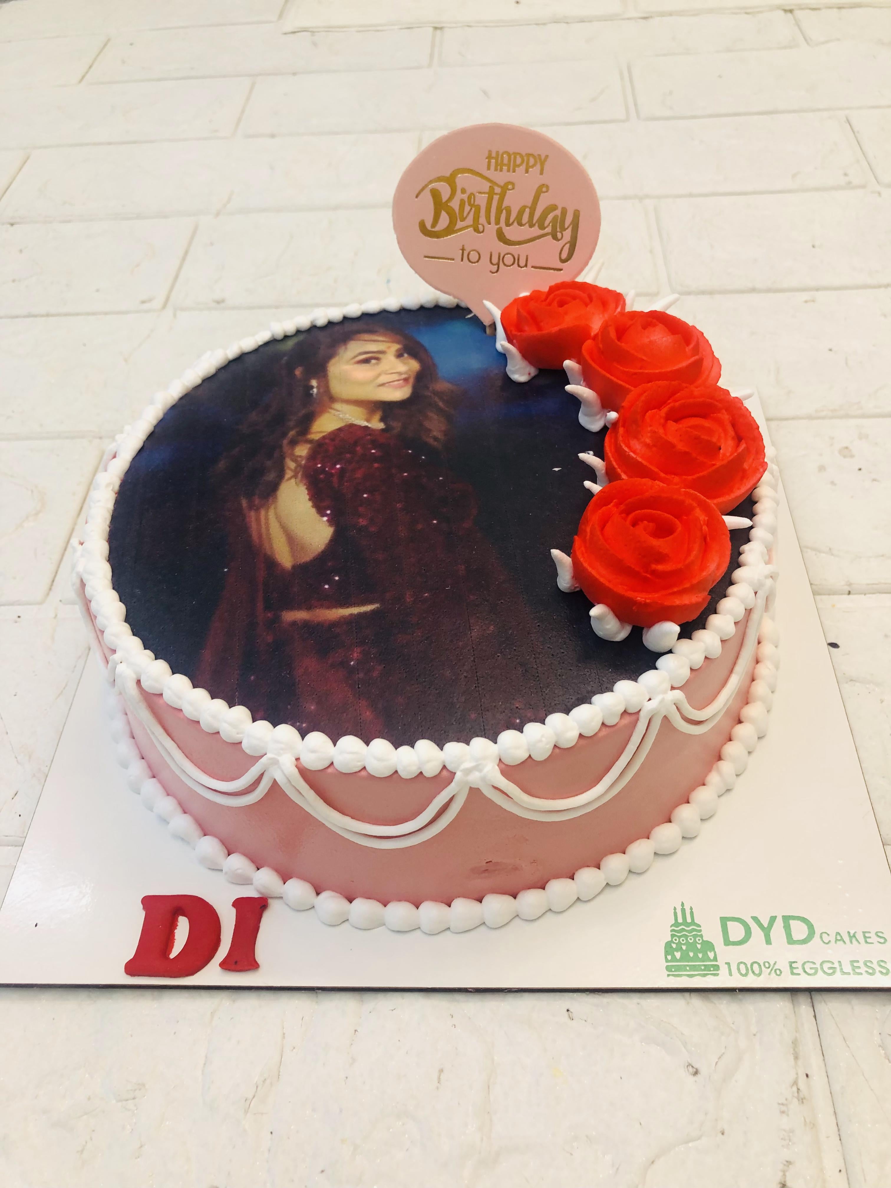 Happy Birthday Photo Cake