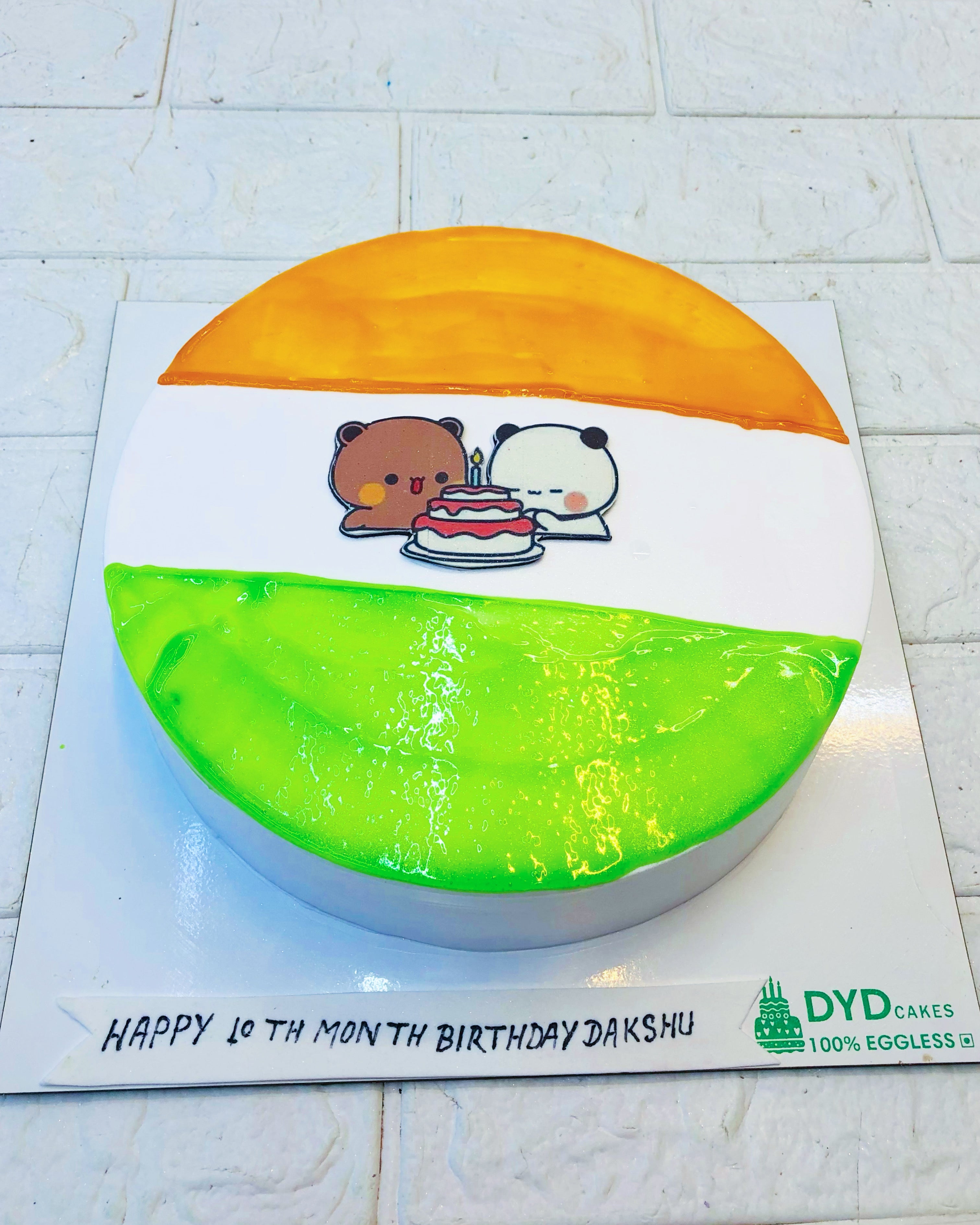 Bubu Dudu Tiranga Theme Cake