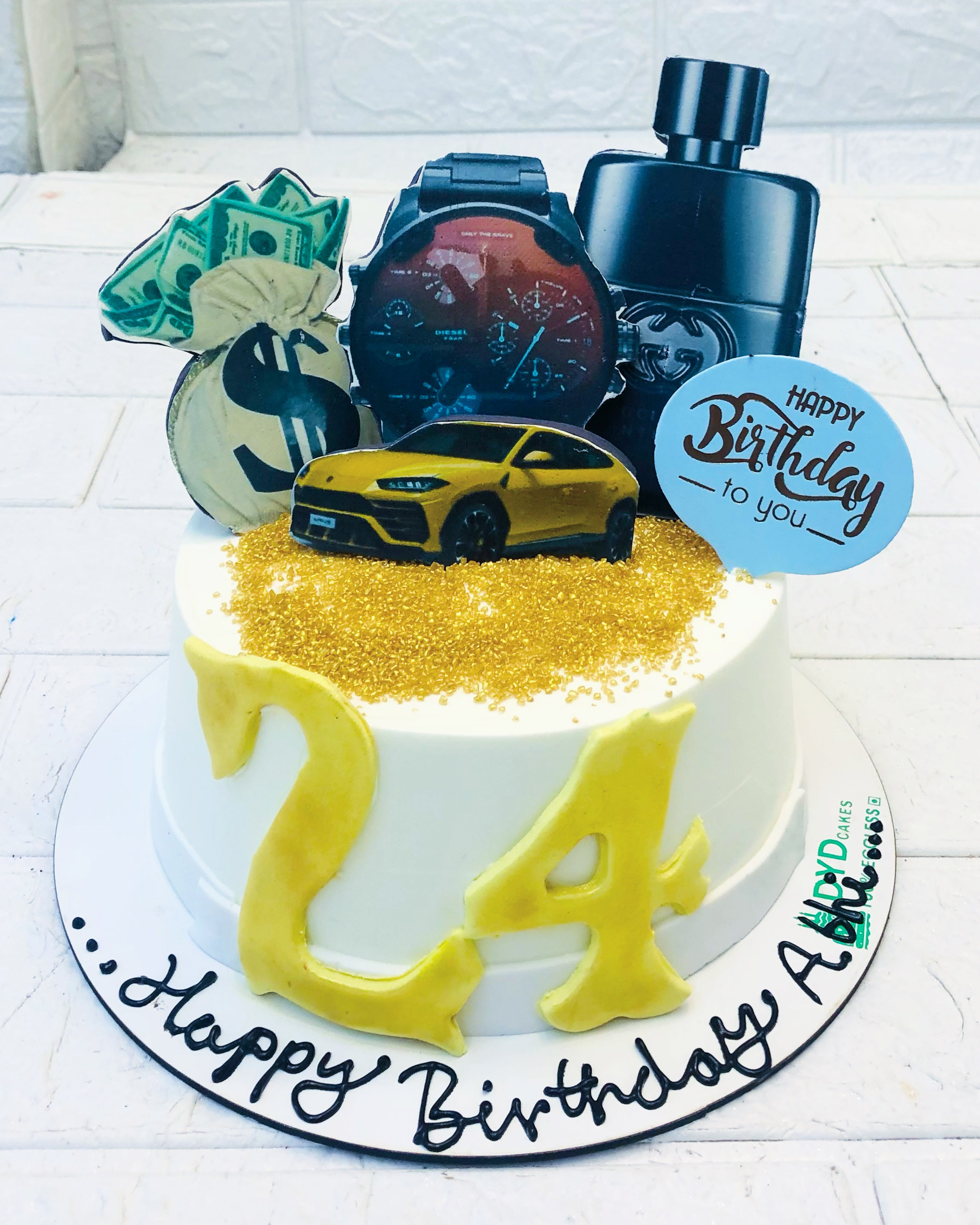 Luxury Car Theme Cake