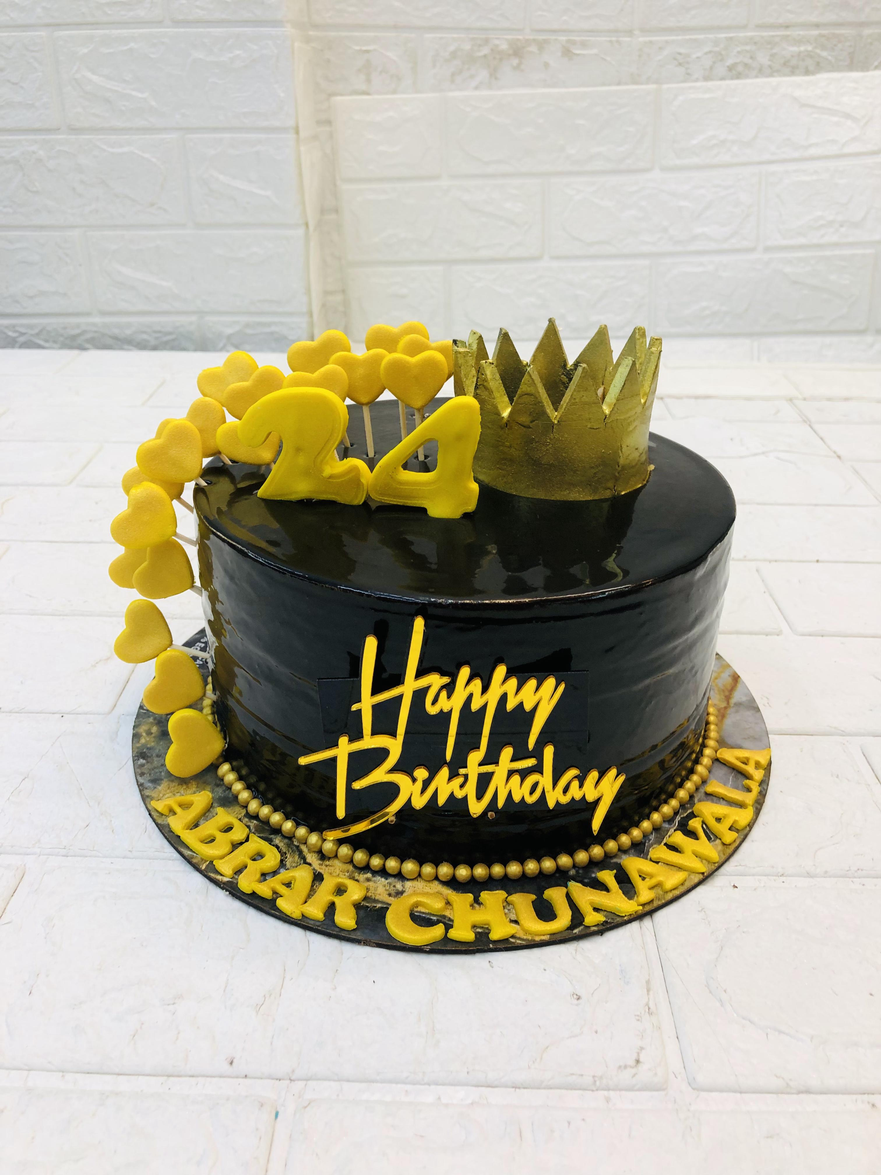 Crowned King Chocolate Cake