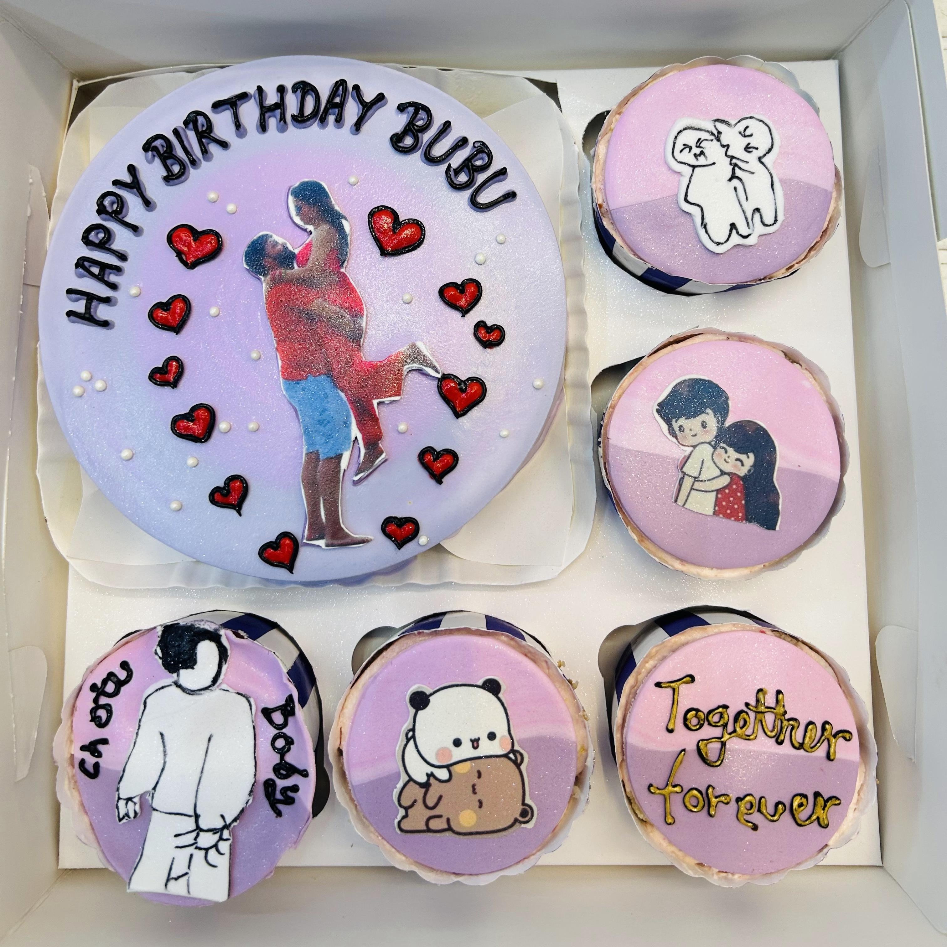 Loves B'day Bento Combo Cake