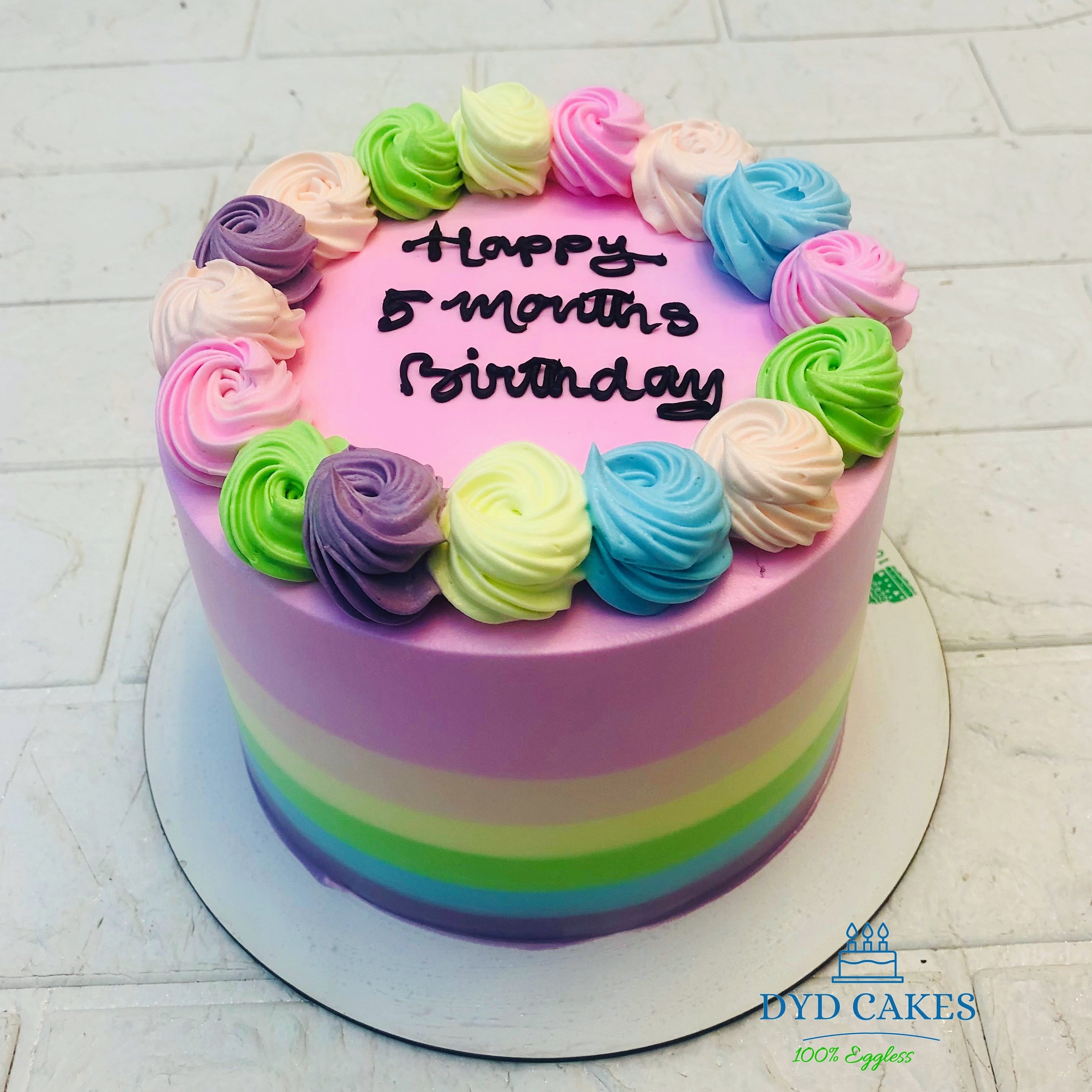 Chocolate Truffle Rainbow Cake