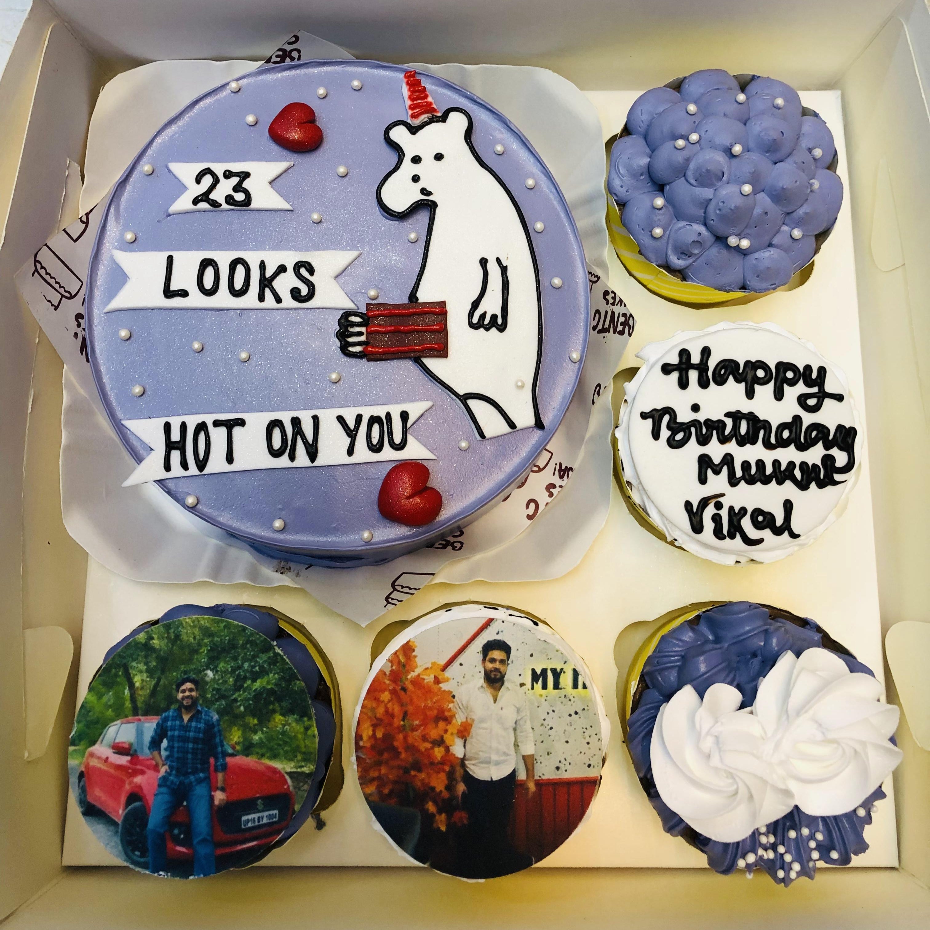 Bear Theme Bento Combo Cake