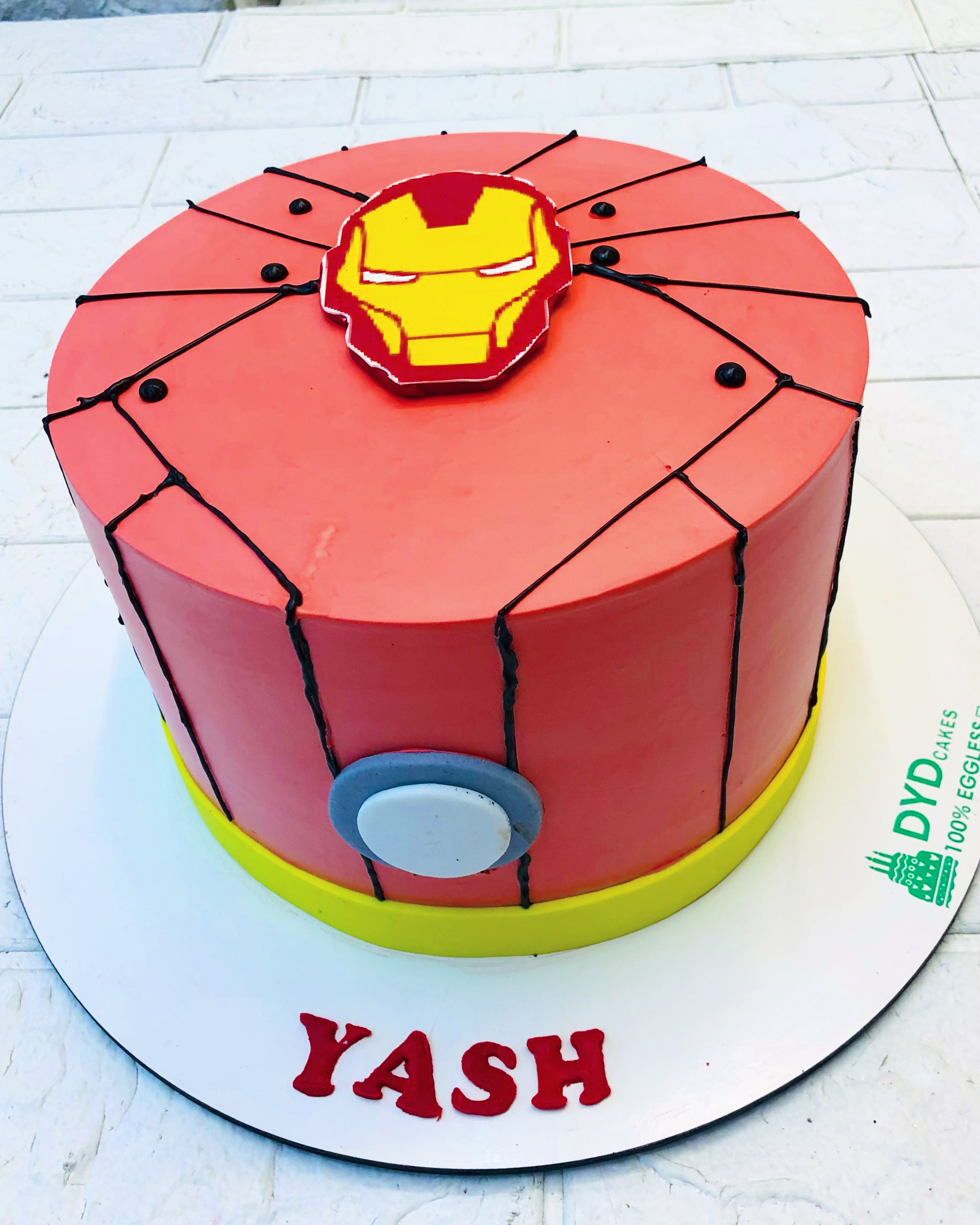 Iron Man Theme Cake