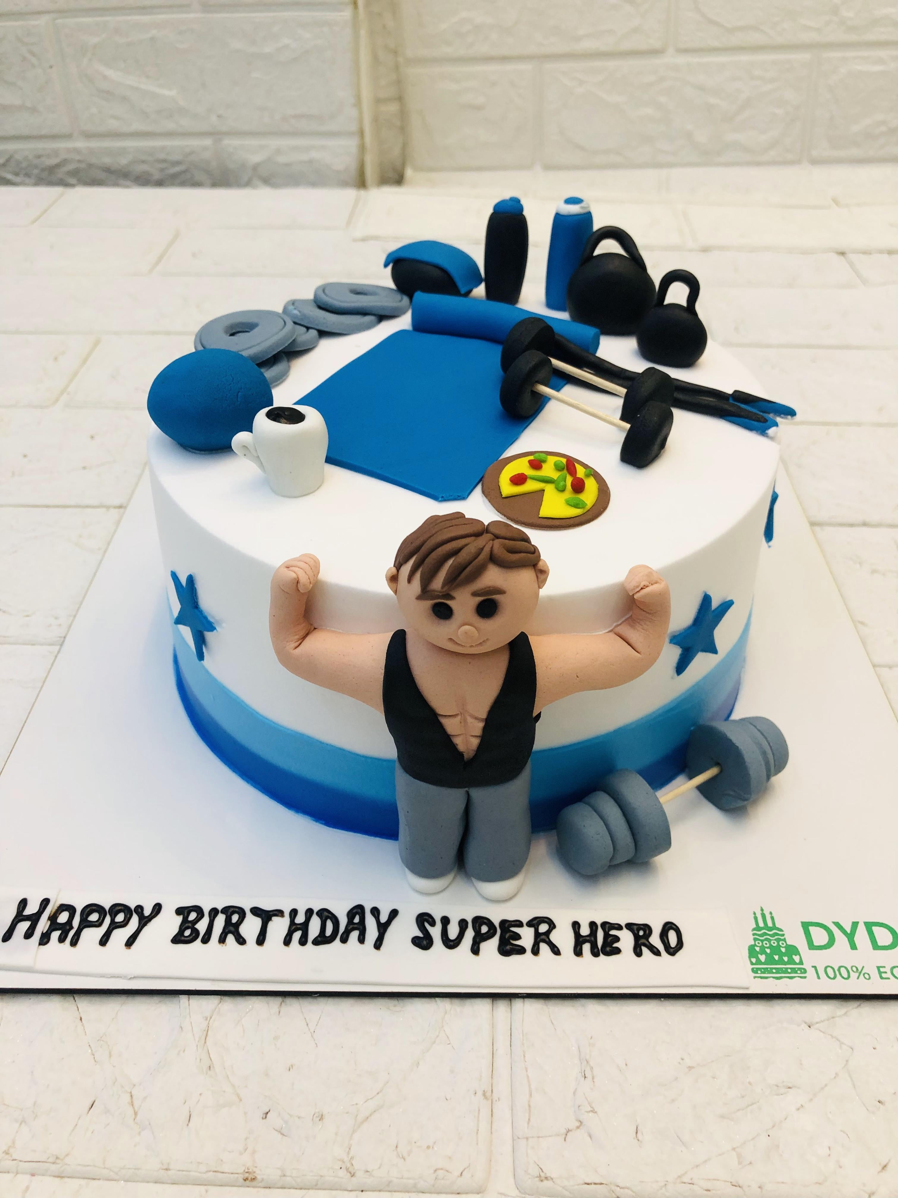 Body Builder Cake 1