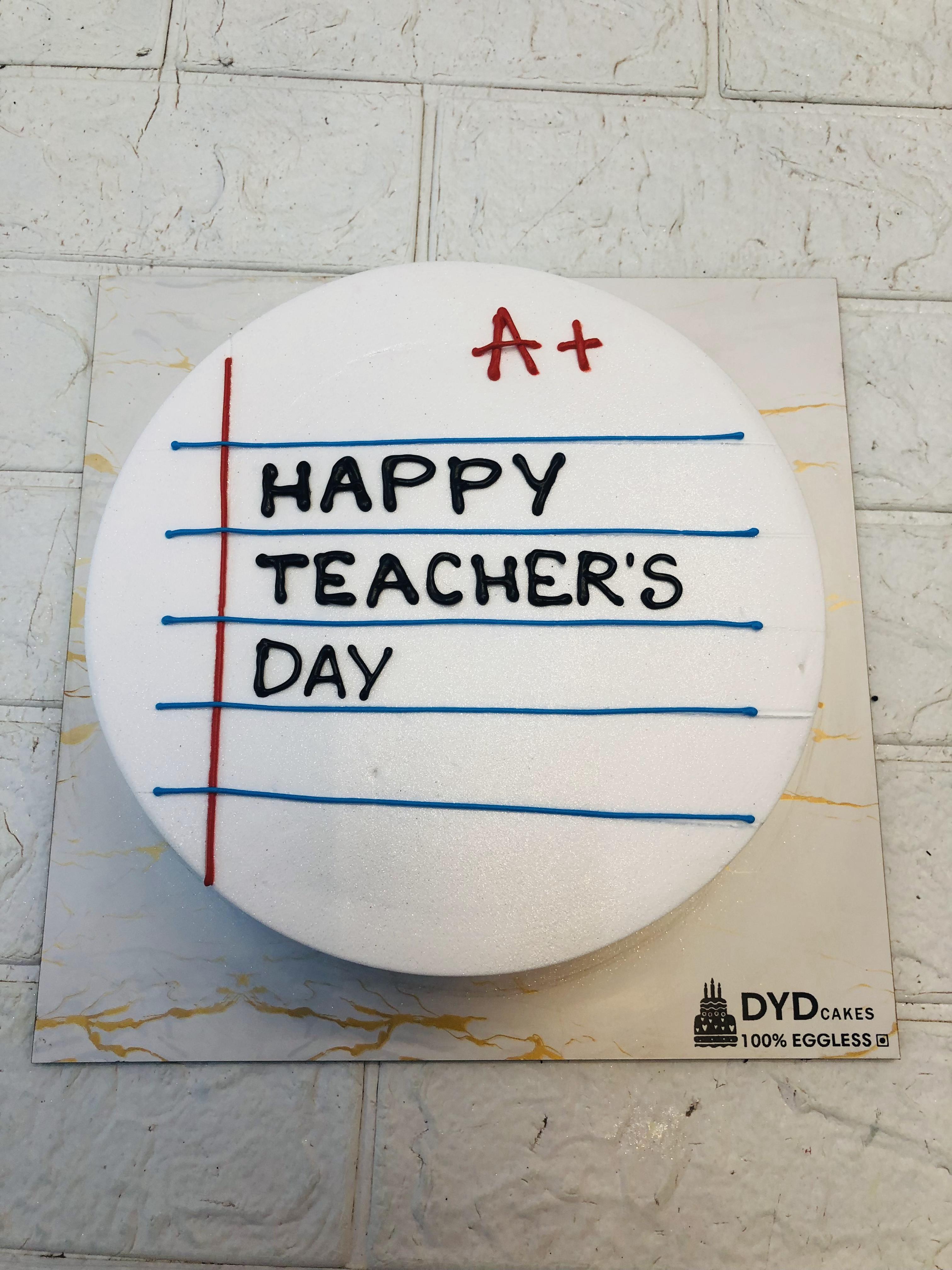 Scoring High Teachers Day Cake
