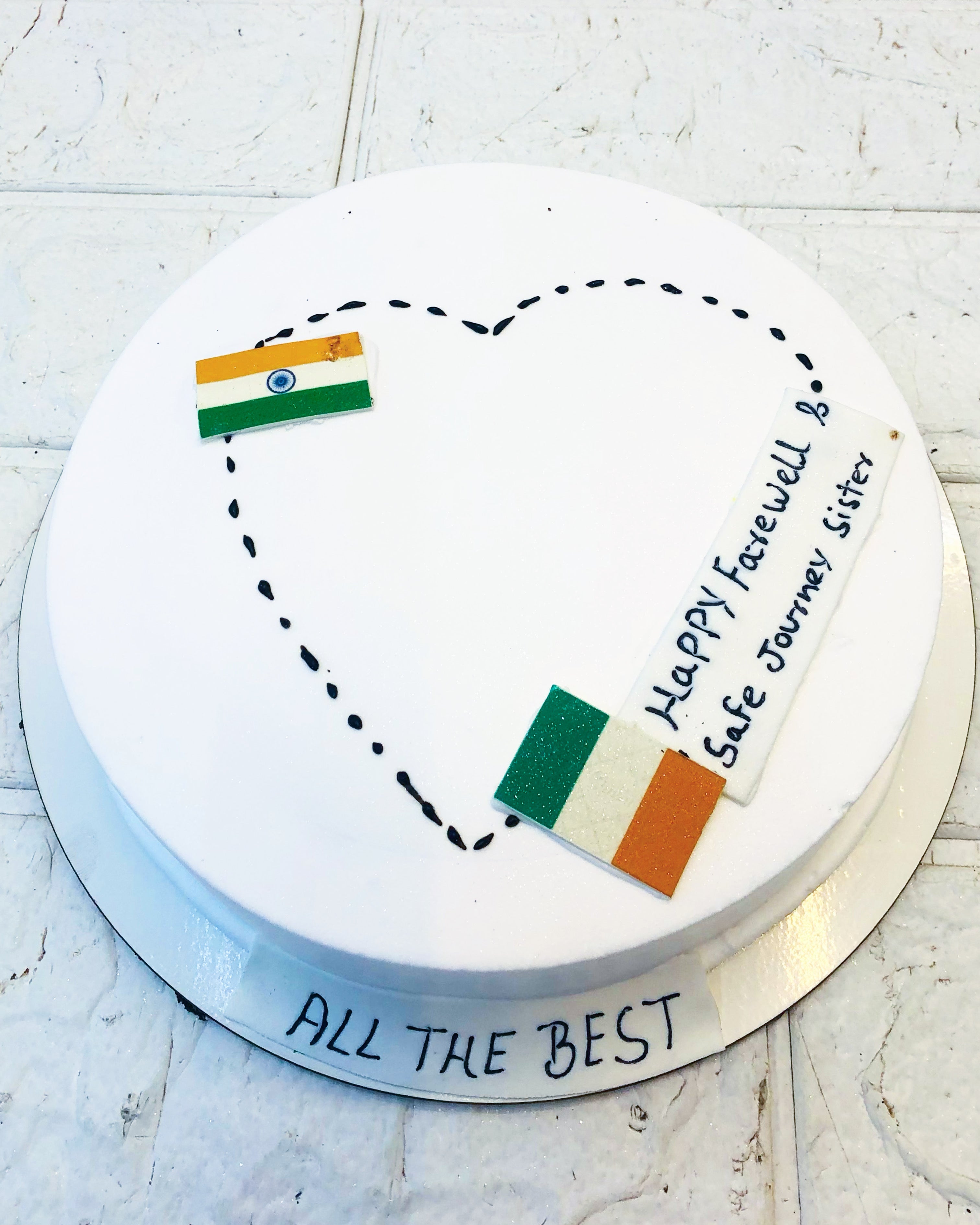 Happy Farewell Theme Cake