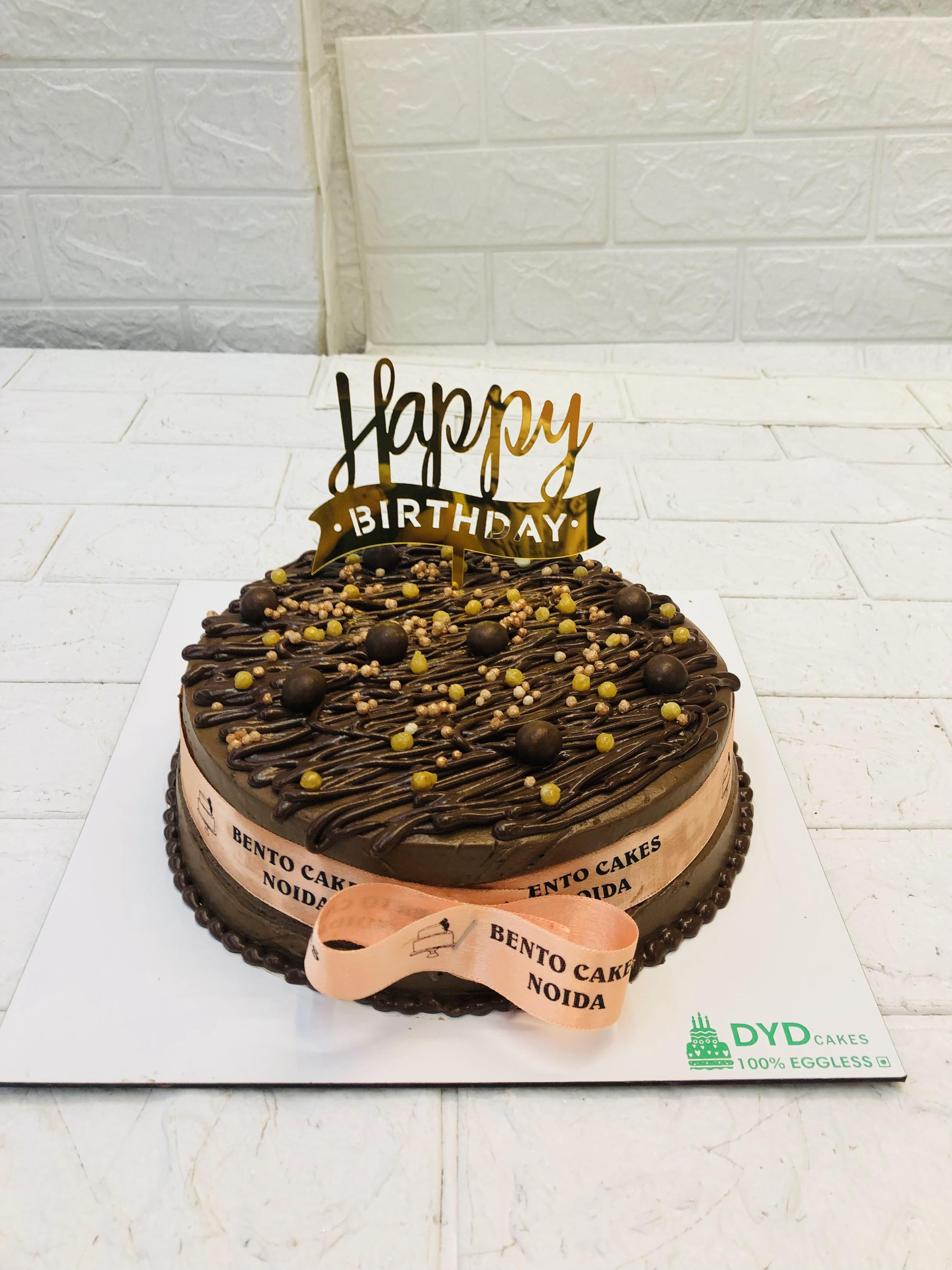 Chocolate Truffle brown Cake 3