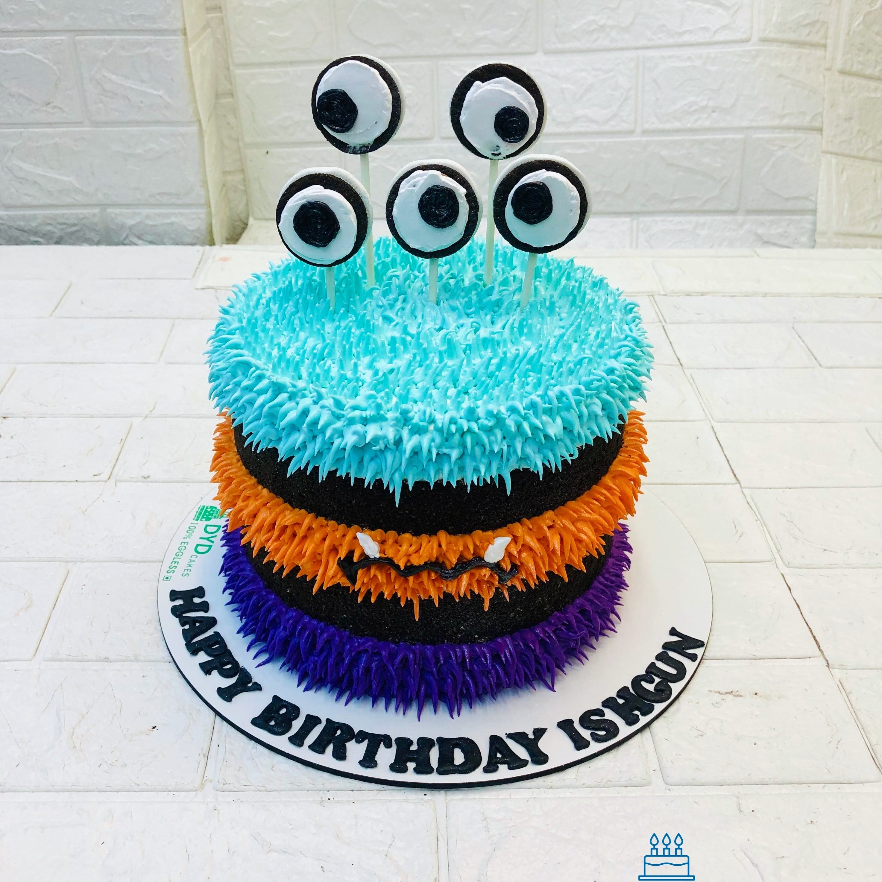 Monster Theme Cake