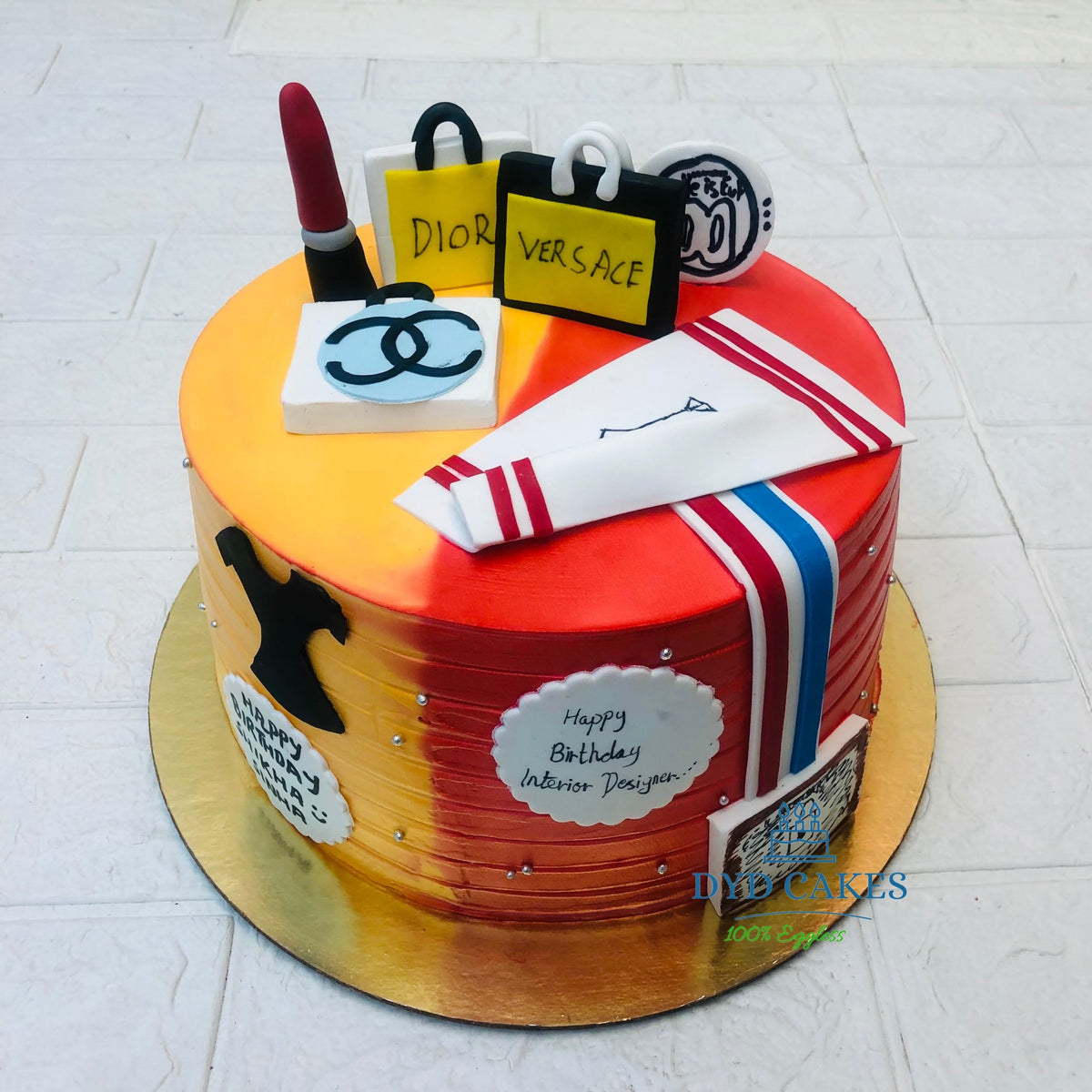 Modern Makeup Cake