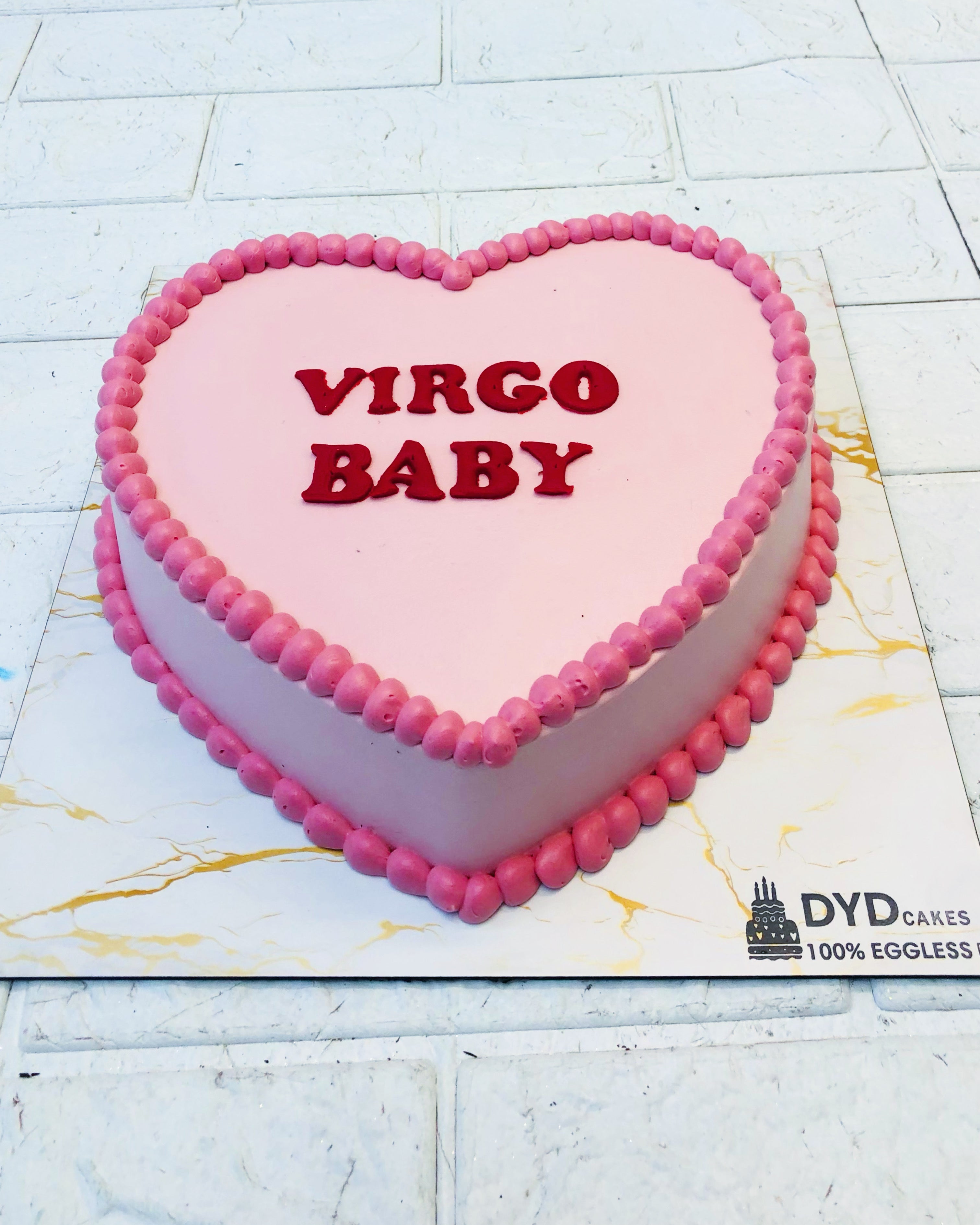 Virgo Heart Cake