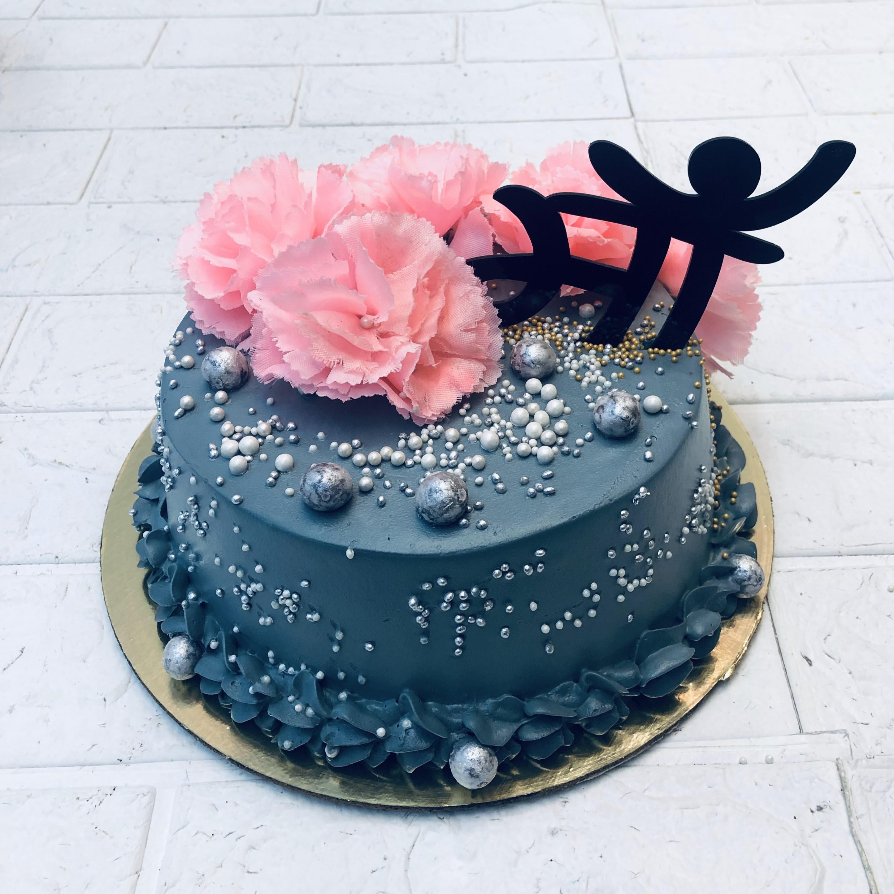 Galaxy Theme Custom Round Cake