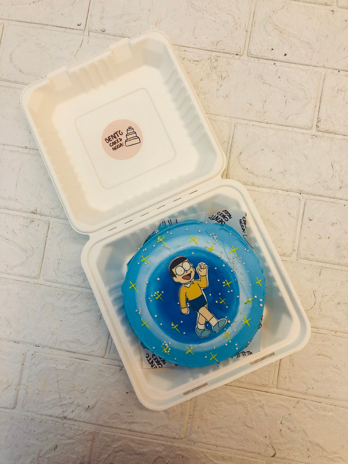Nobita Cartoon Bento Cake – Bento Cakes Noida