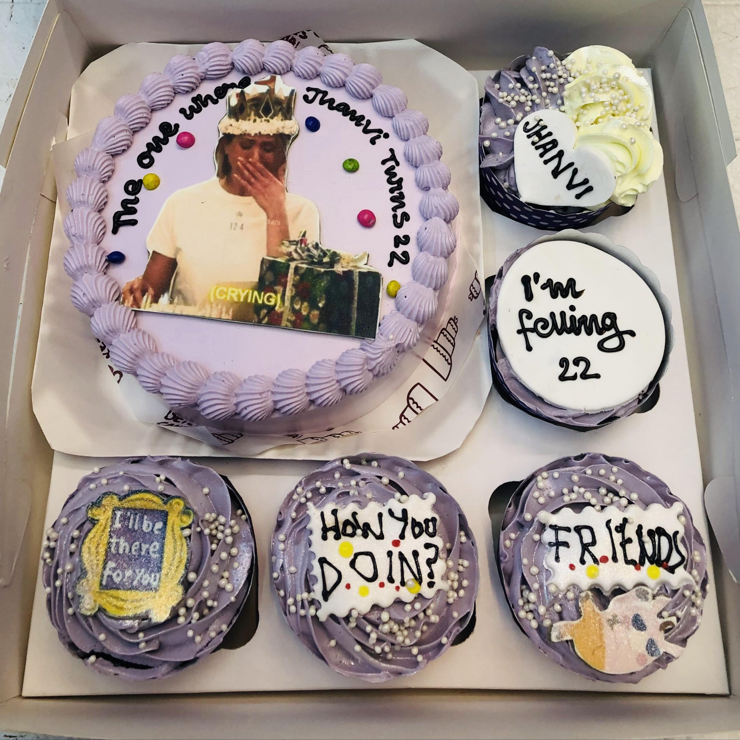 Birthday Theme Bento Combo Cake