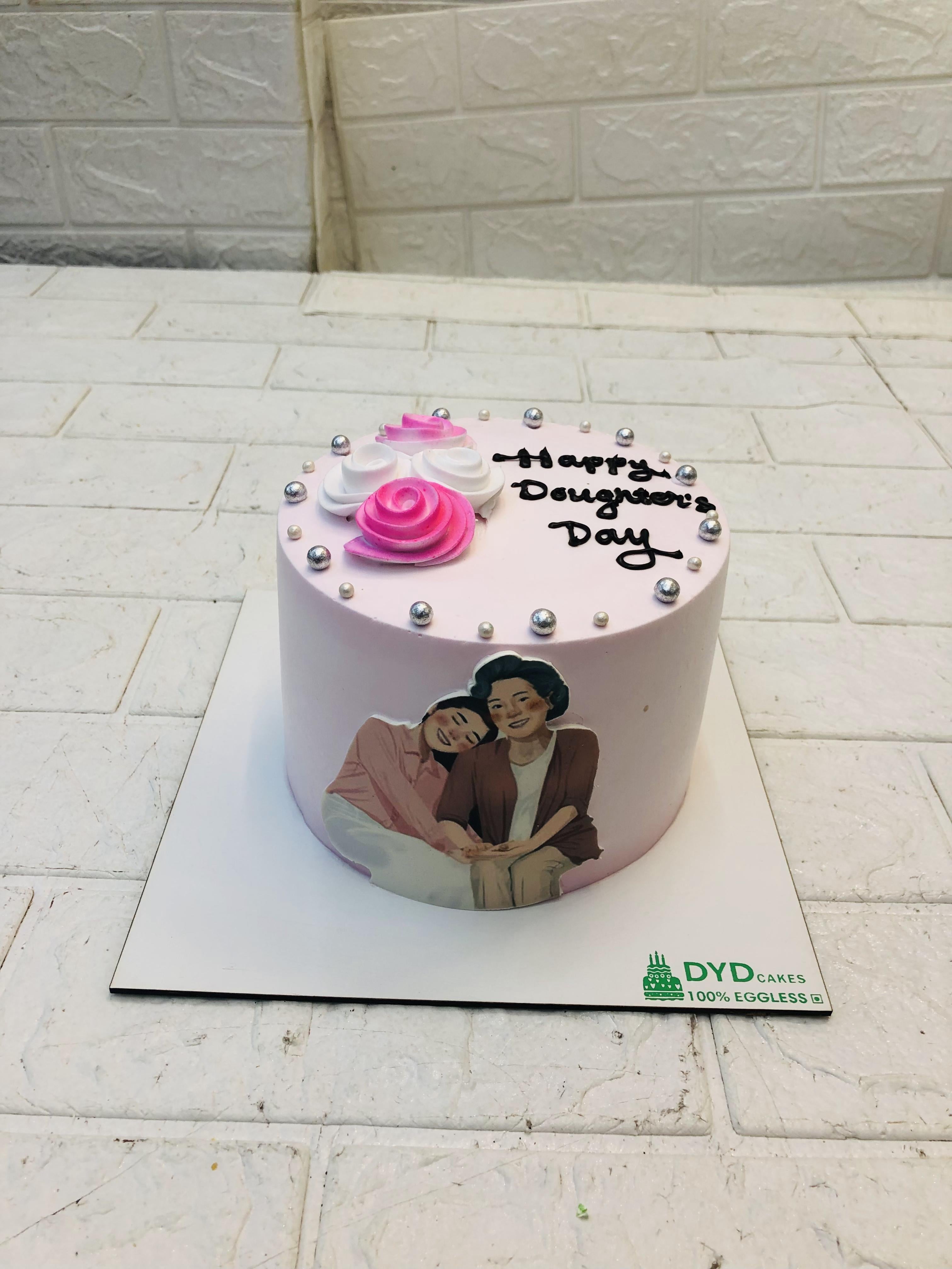 Daughters Day Theme Cake