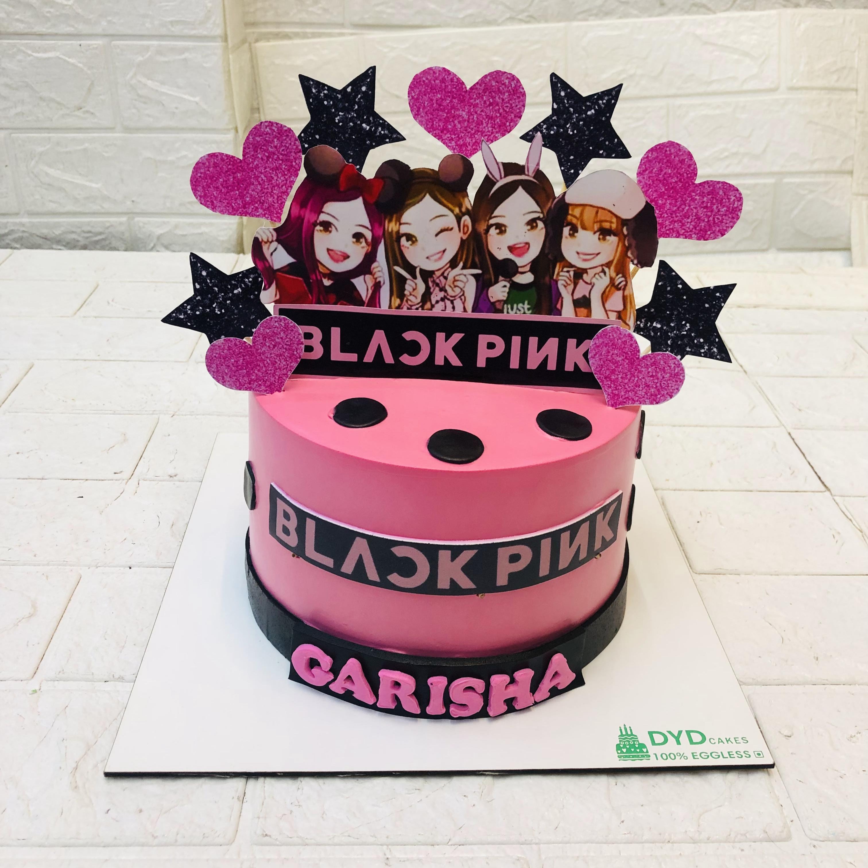 Party Black & Pink Cake