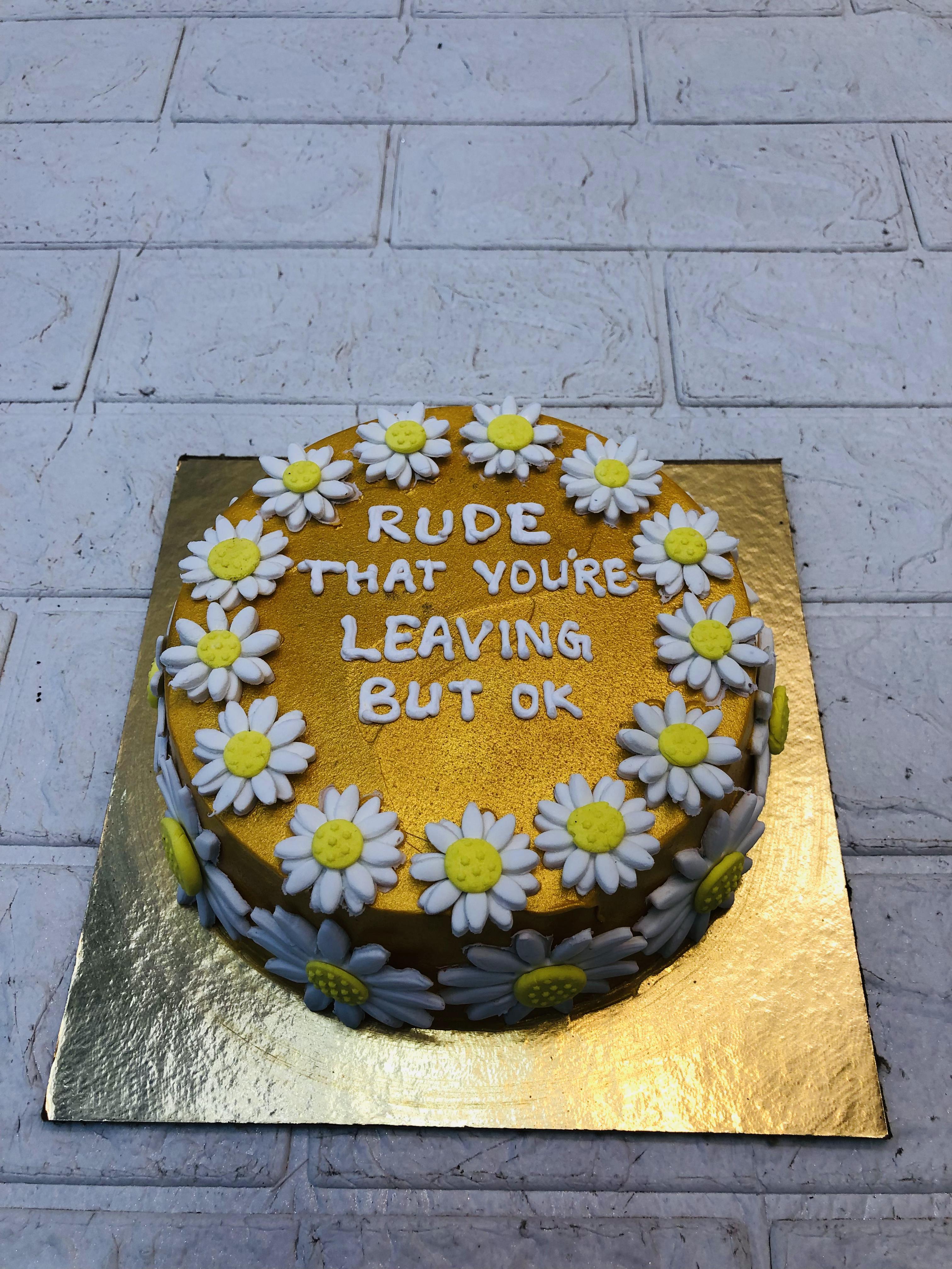 Elegant Floral Theme Cake