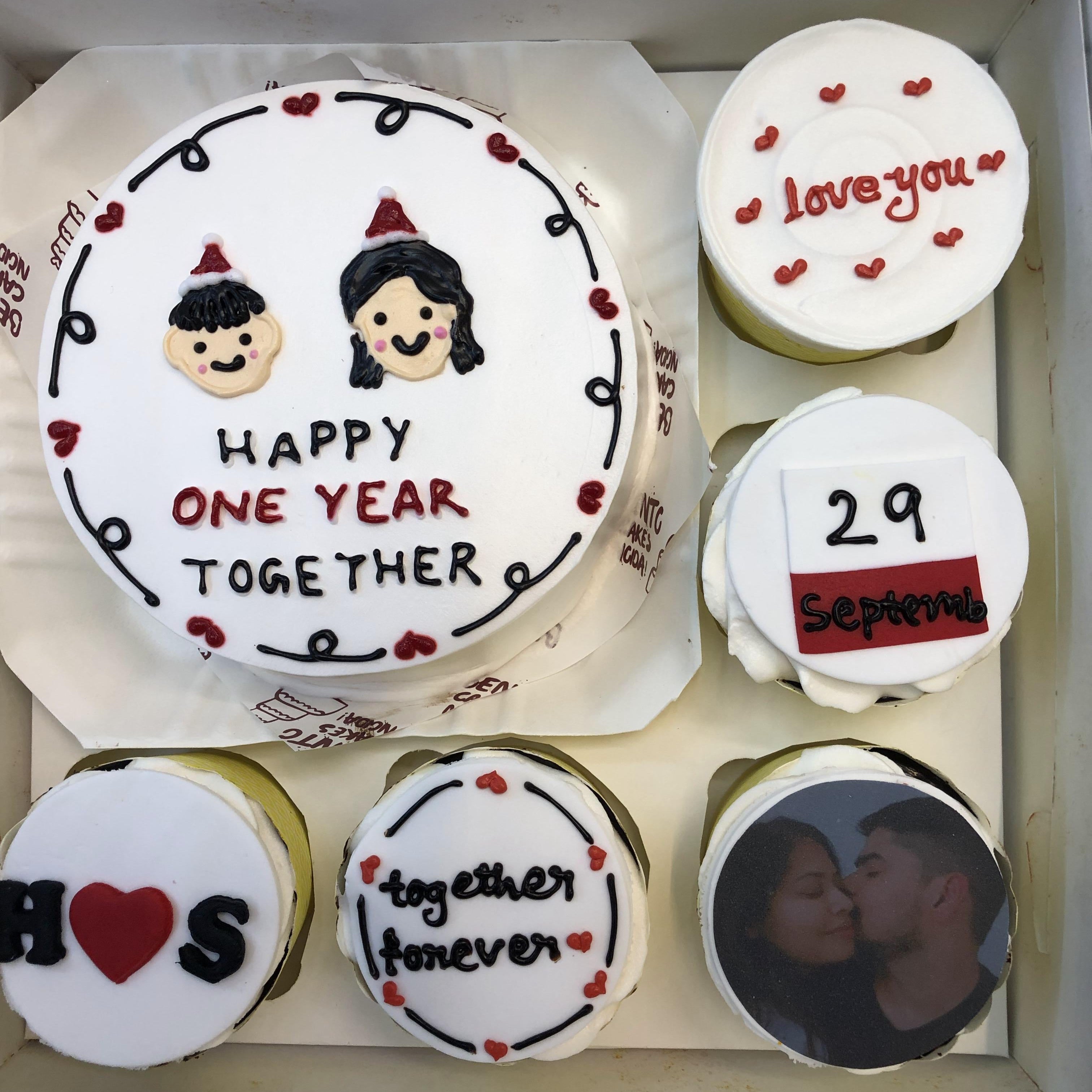 Anniversary Theme Bento Combo Cake