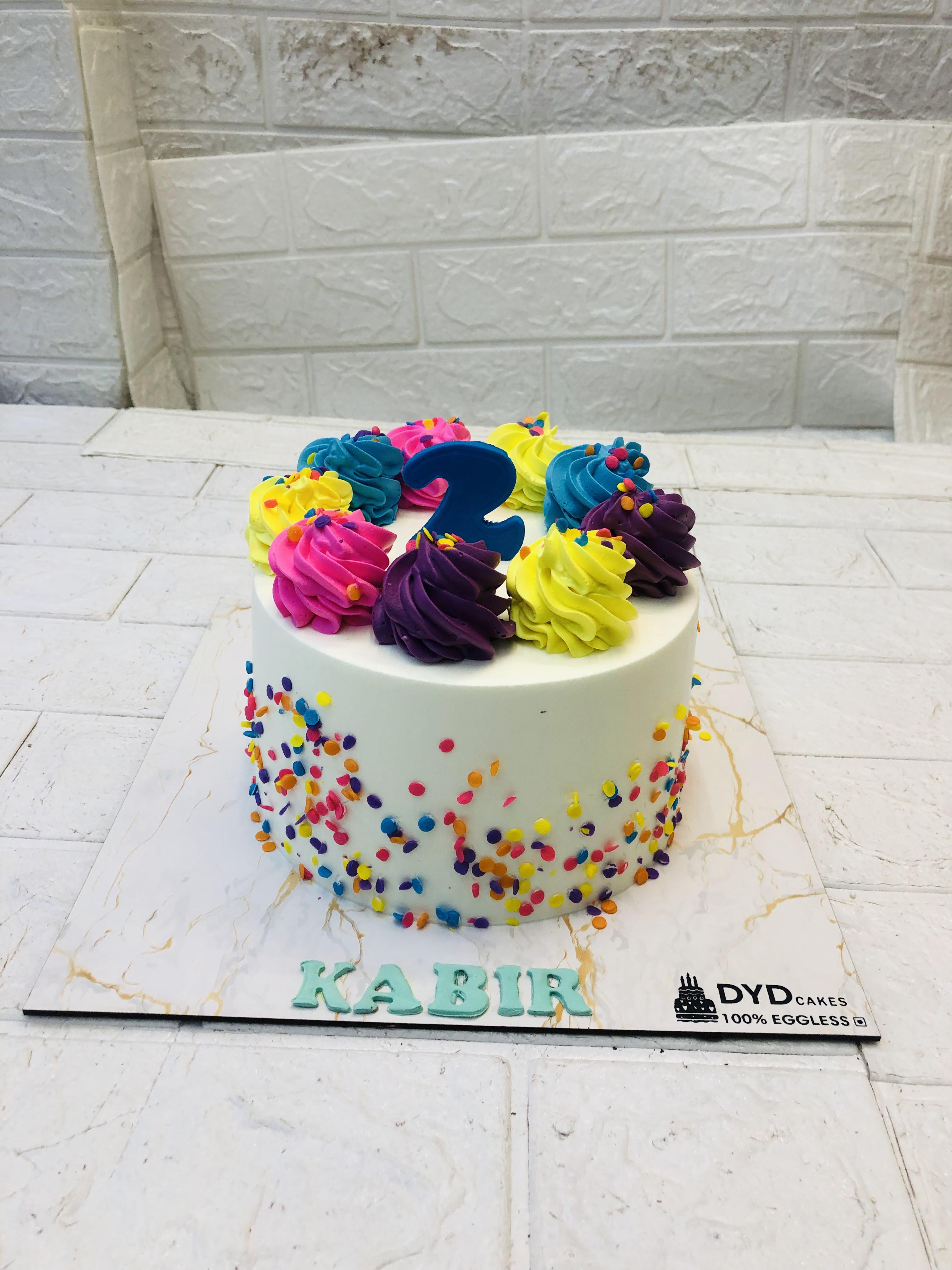 Rainbow Sprinkler Cake
