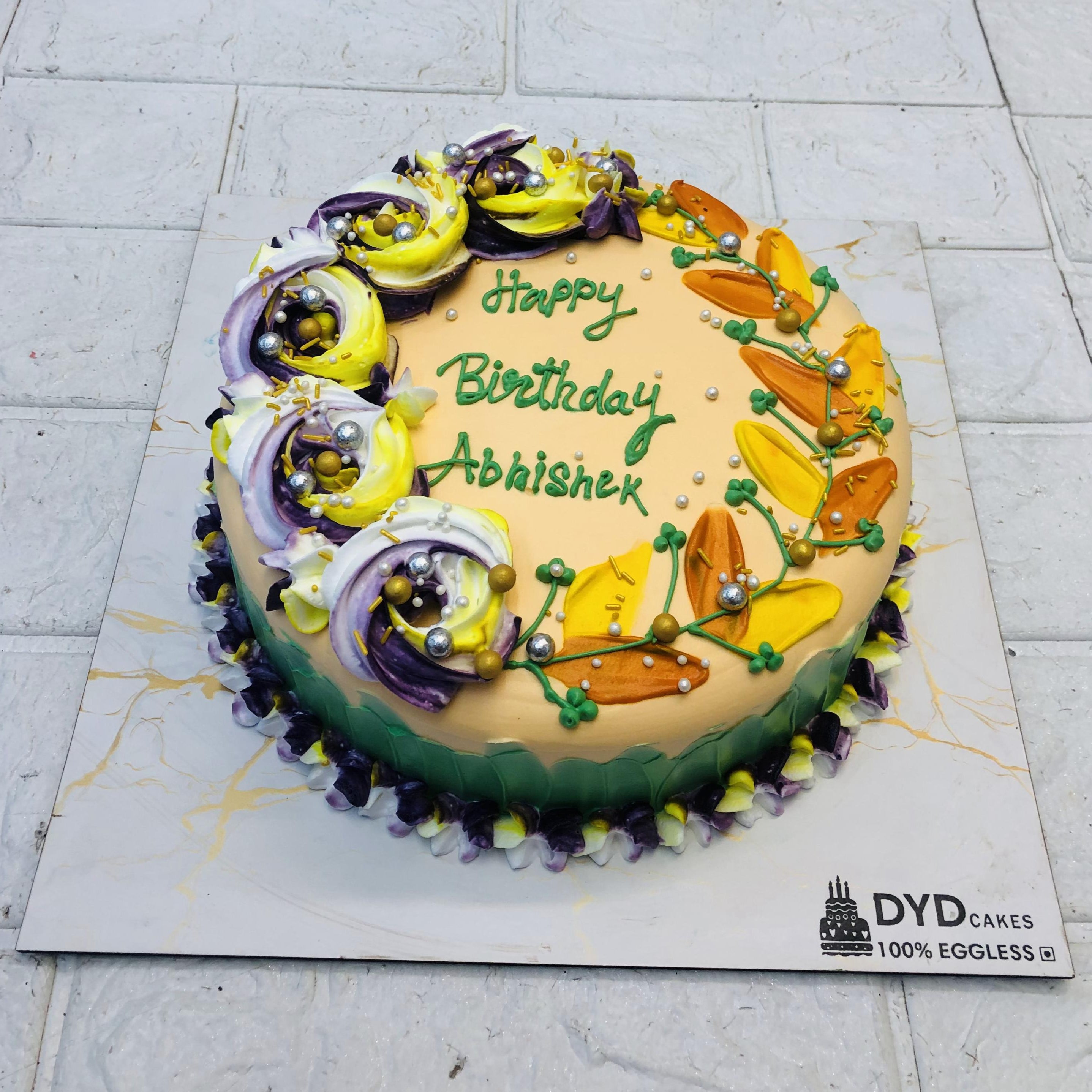 Colourful Floral Cake