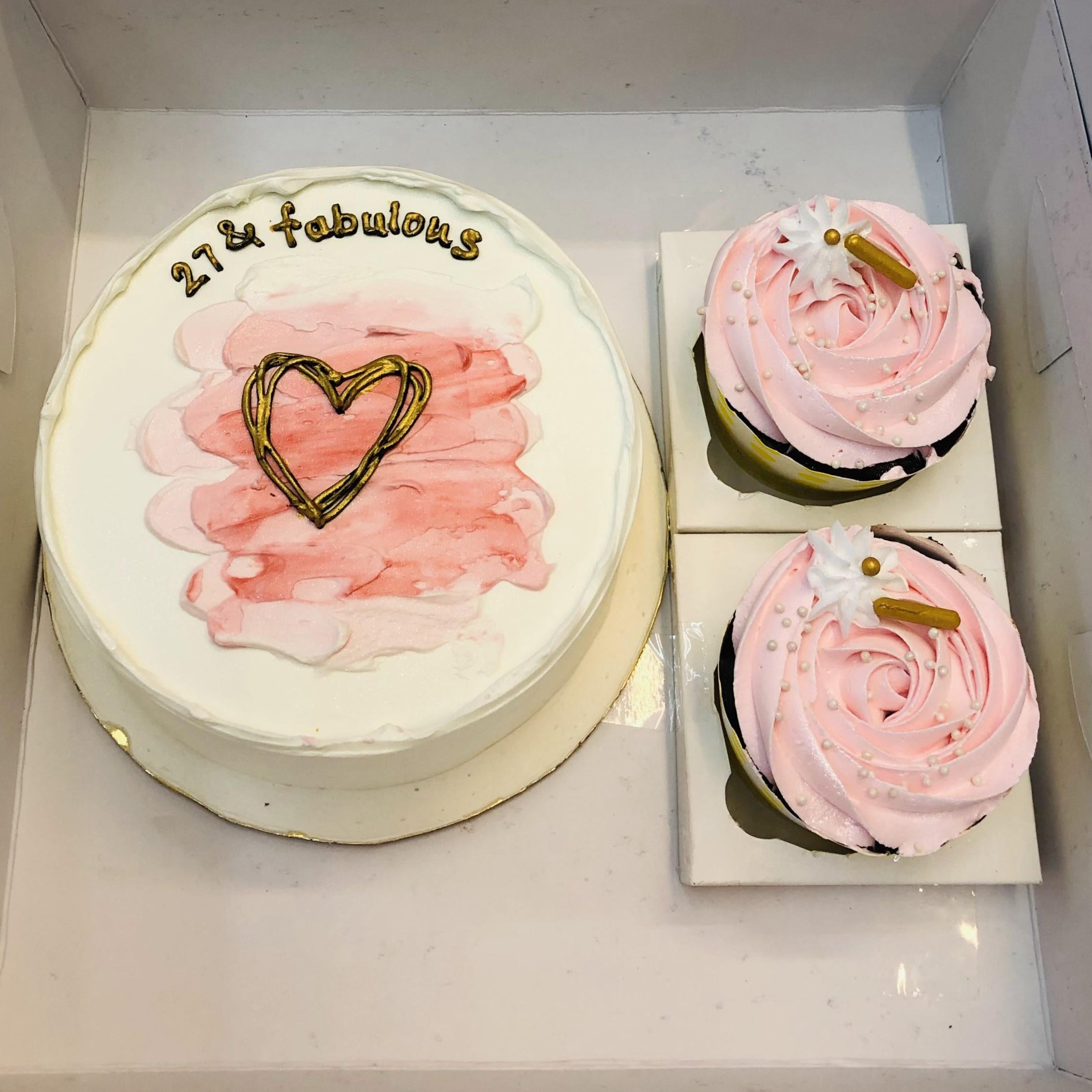 Anniversary Theme Mini Bento Combo Cake