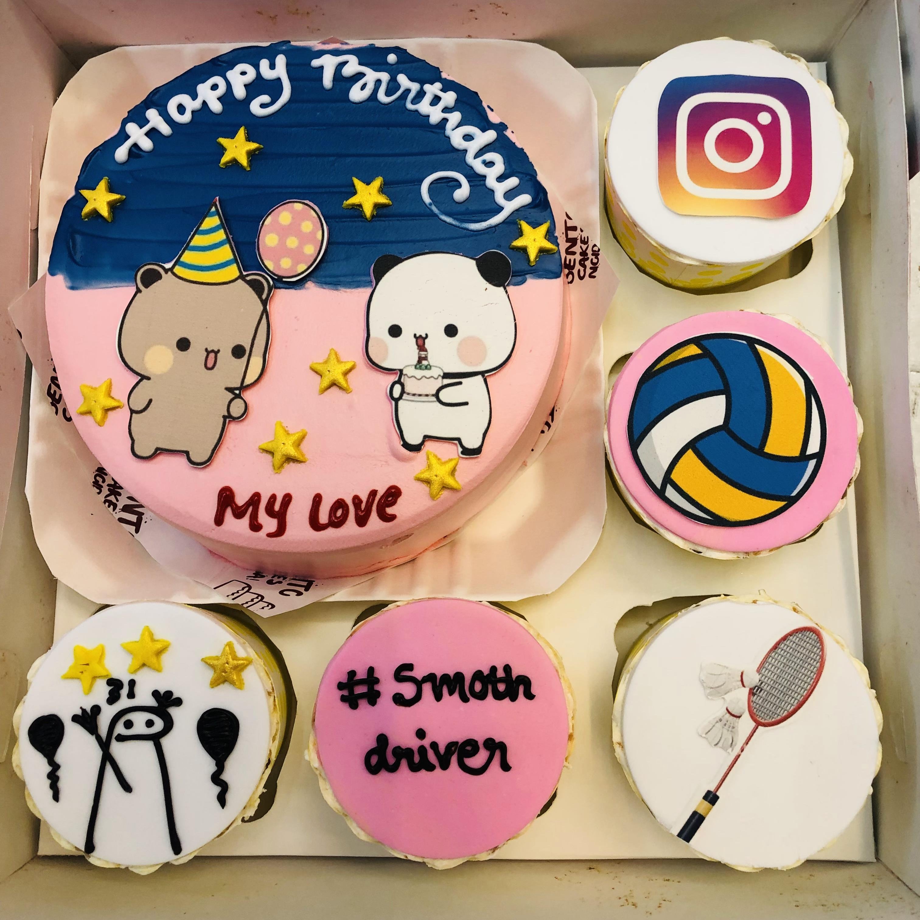 Sports Lover Bento Combo Cake