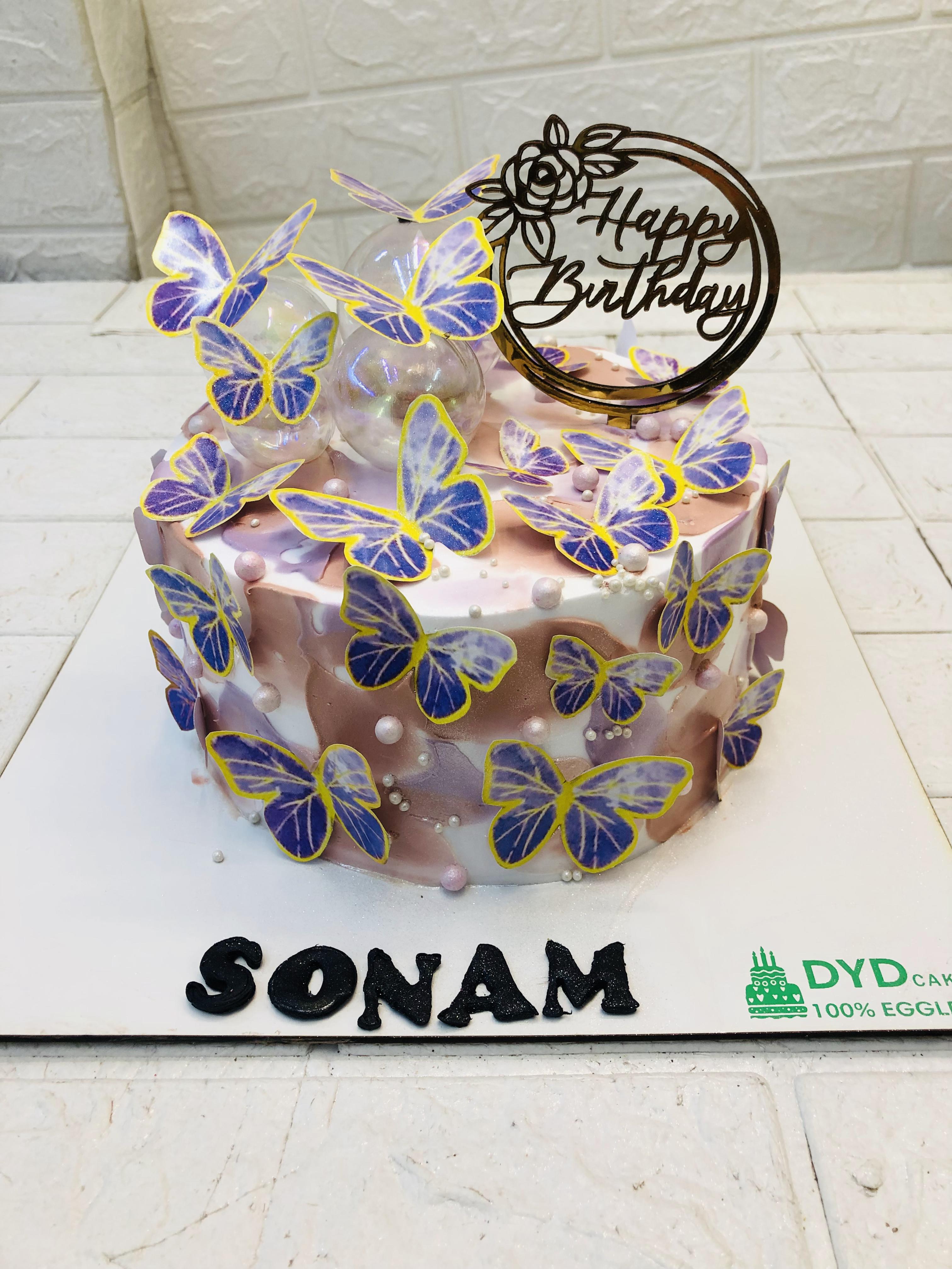 Pieces Butterfly Cake