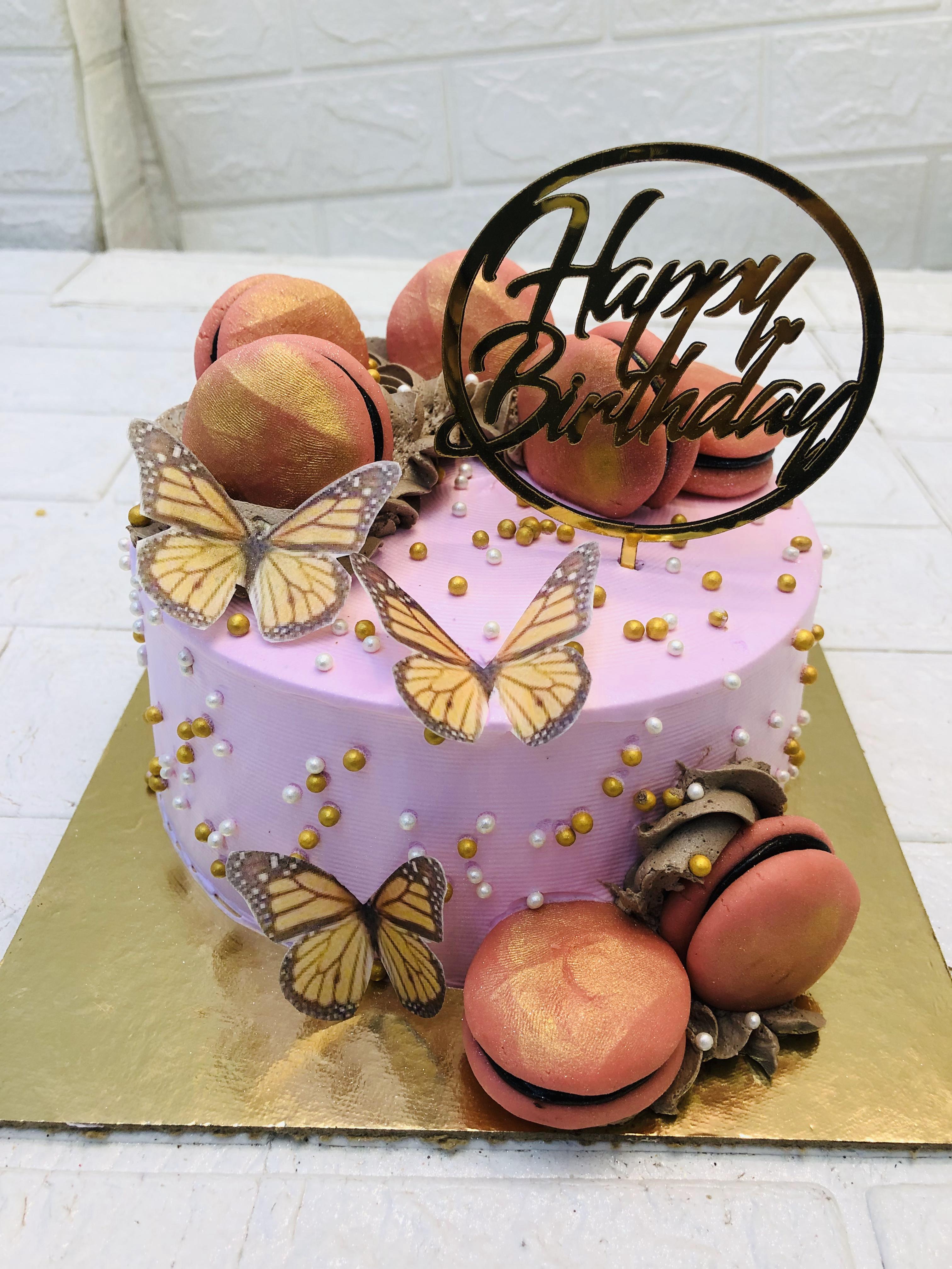 Butterfly Pearl Cake