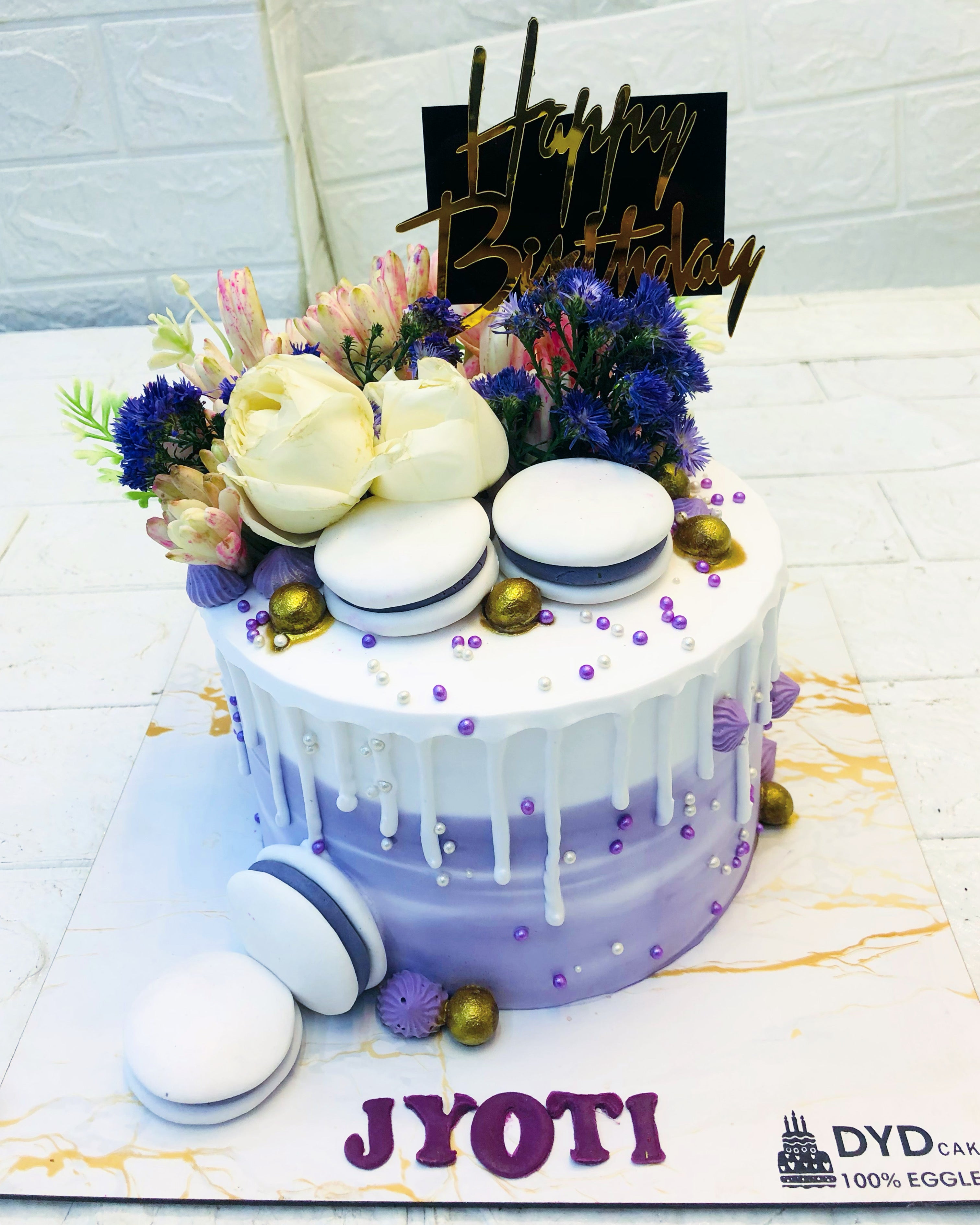 Multiple Florals Aesthetic Cake