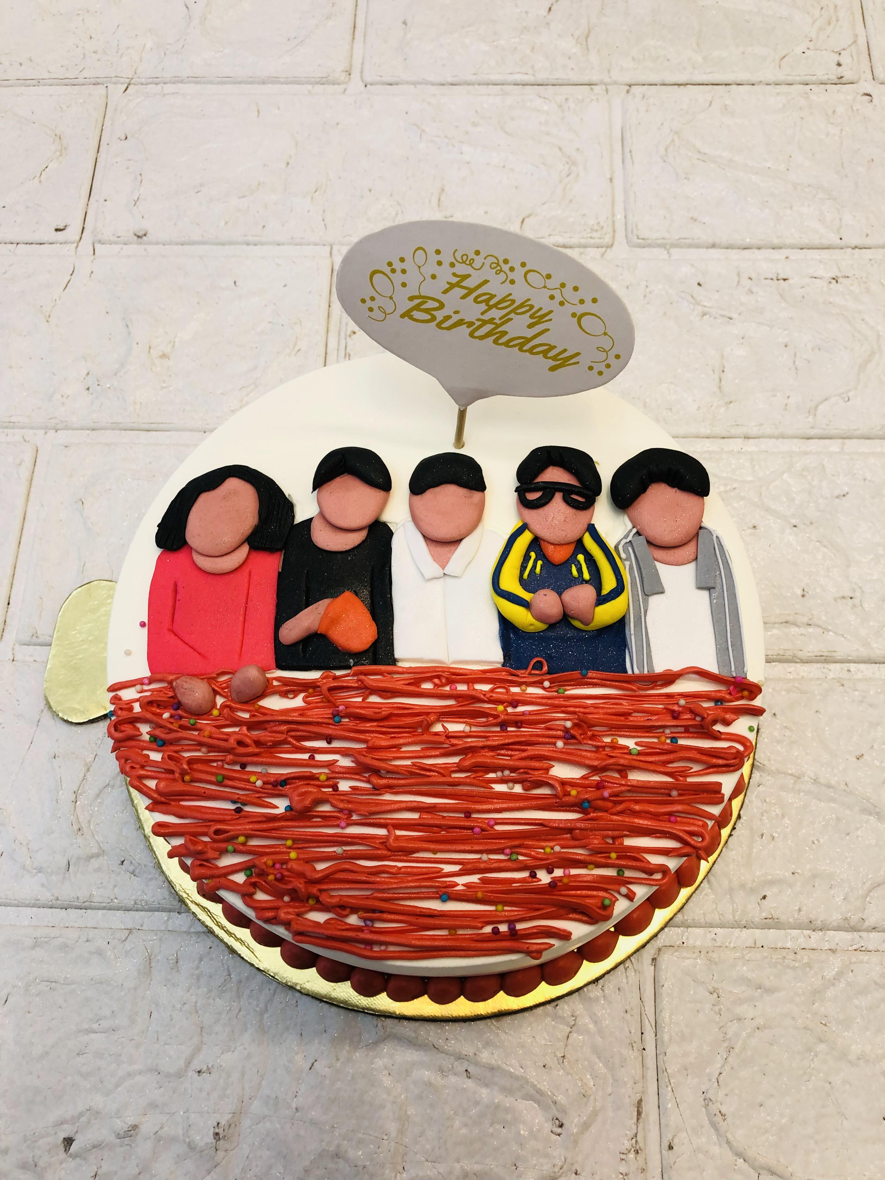 100% Eggless Nkotb Cake in Noida , Greater Noida, Delhi from DYD Cakes