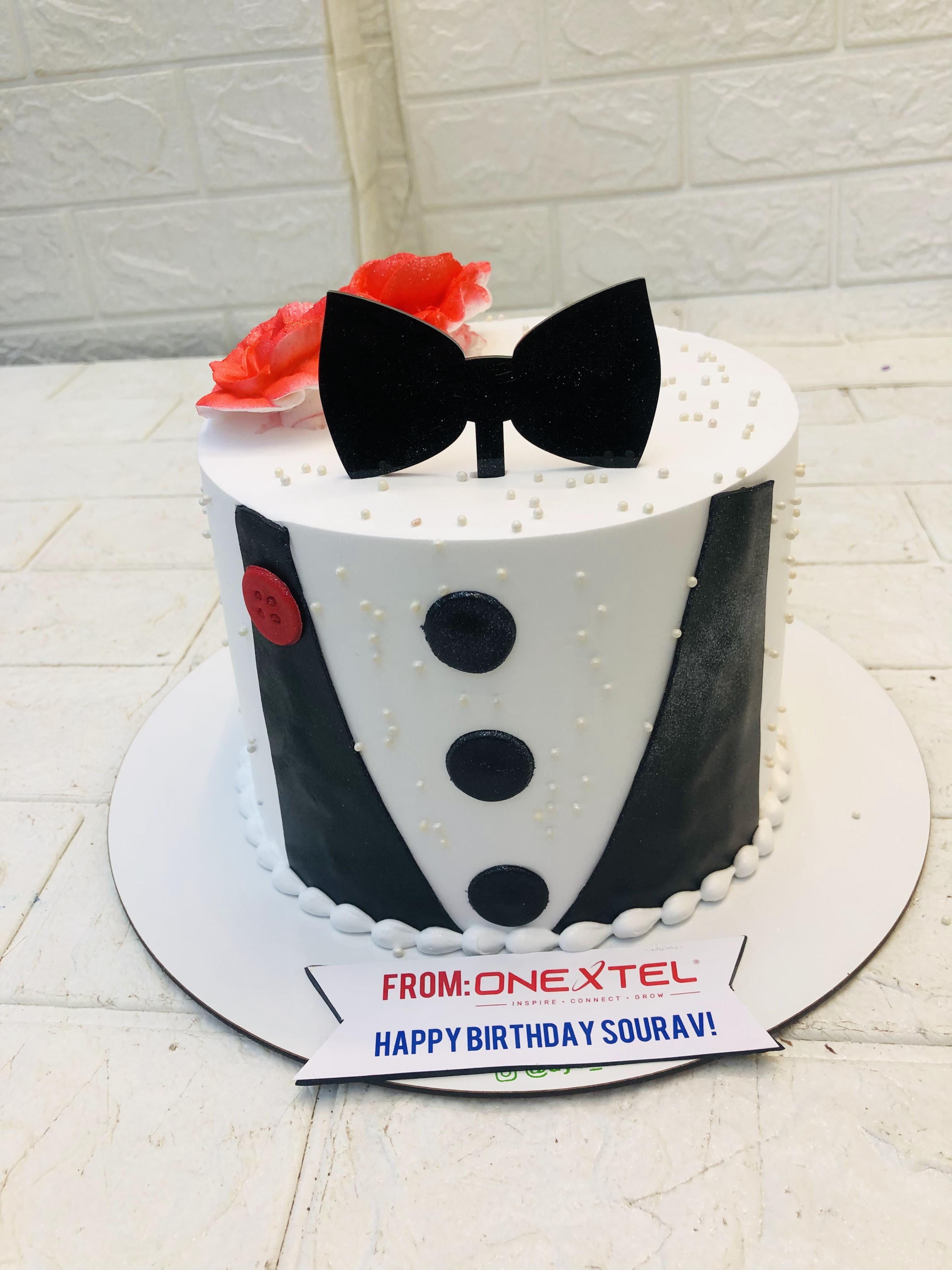 Black Tuxedo Cake