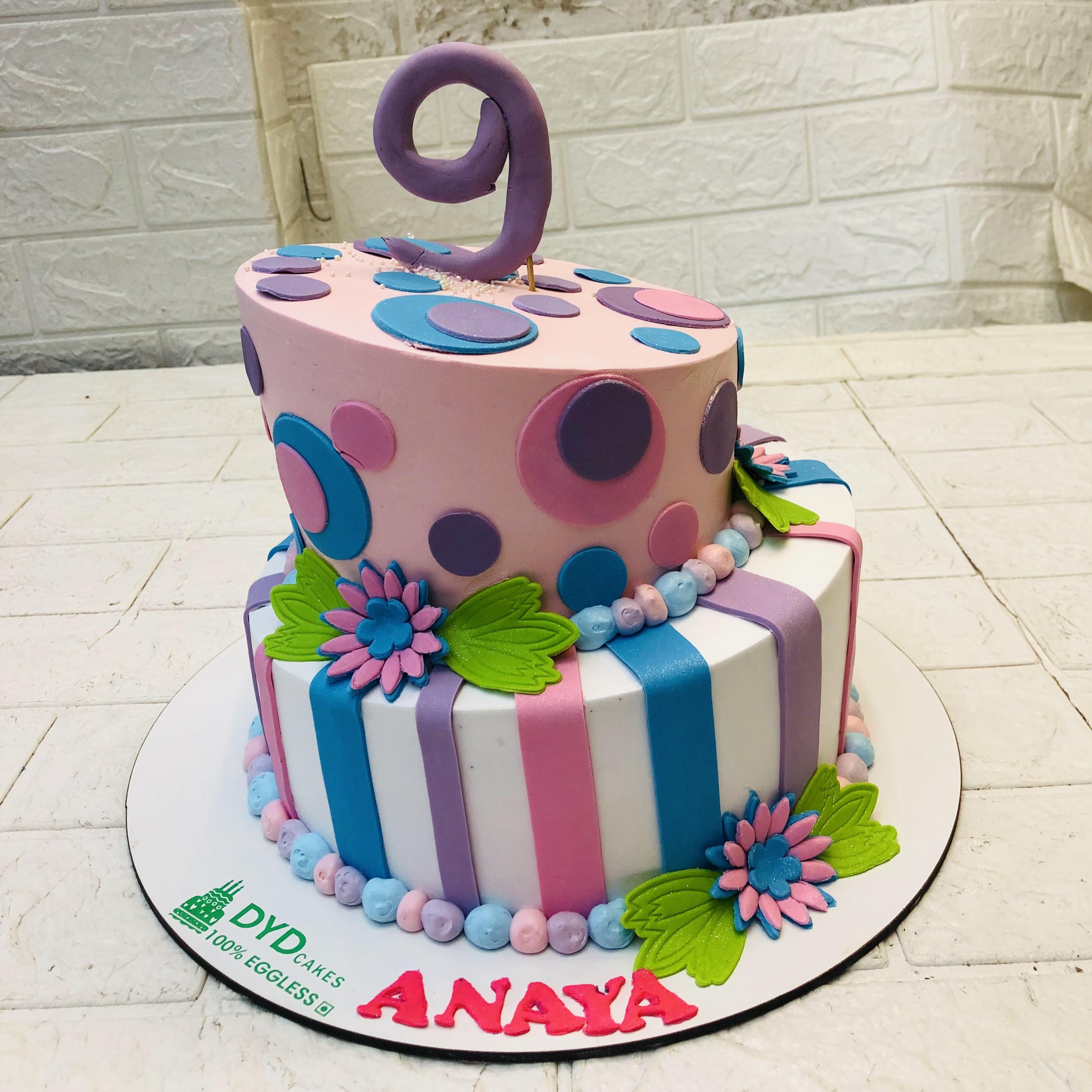 Stripe & Polka Dot Cake