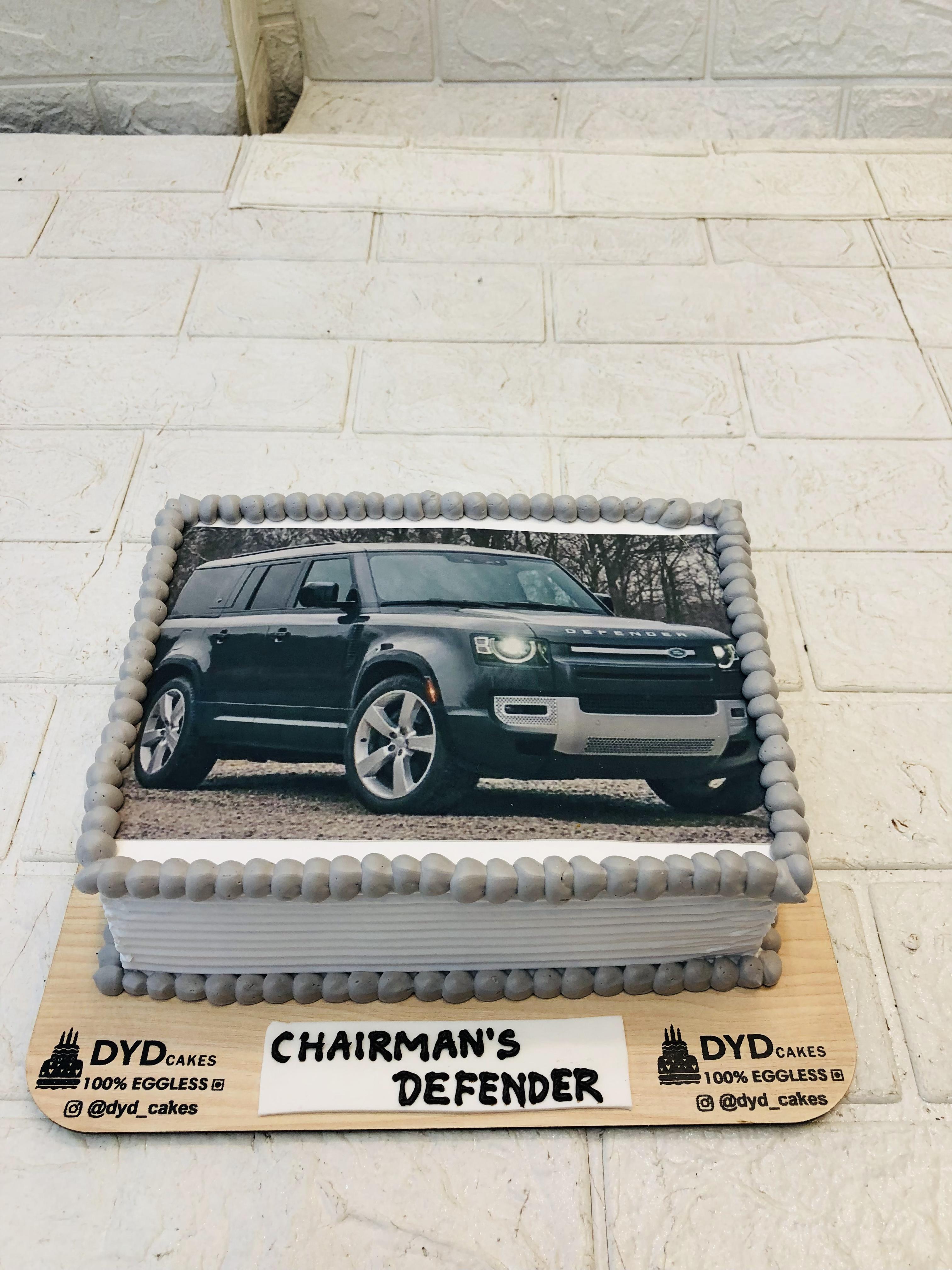 Defender Car Cake