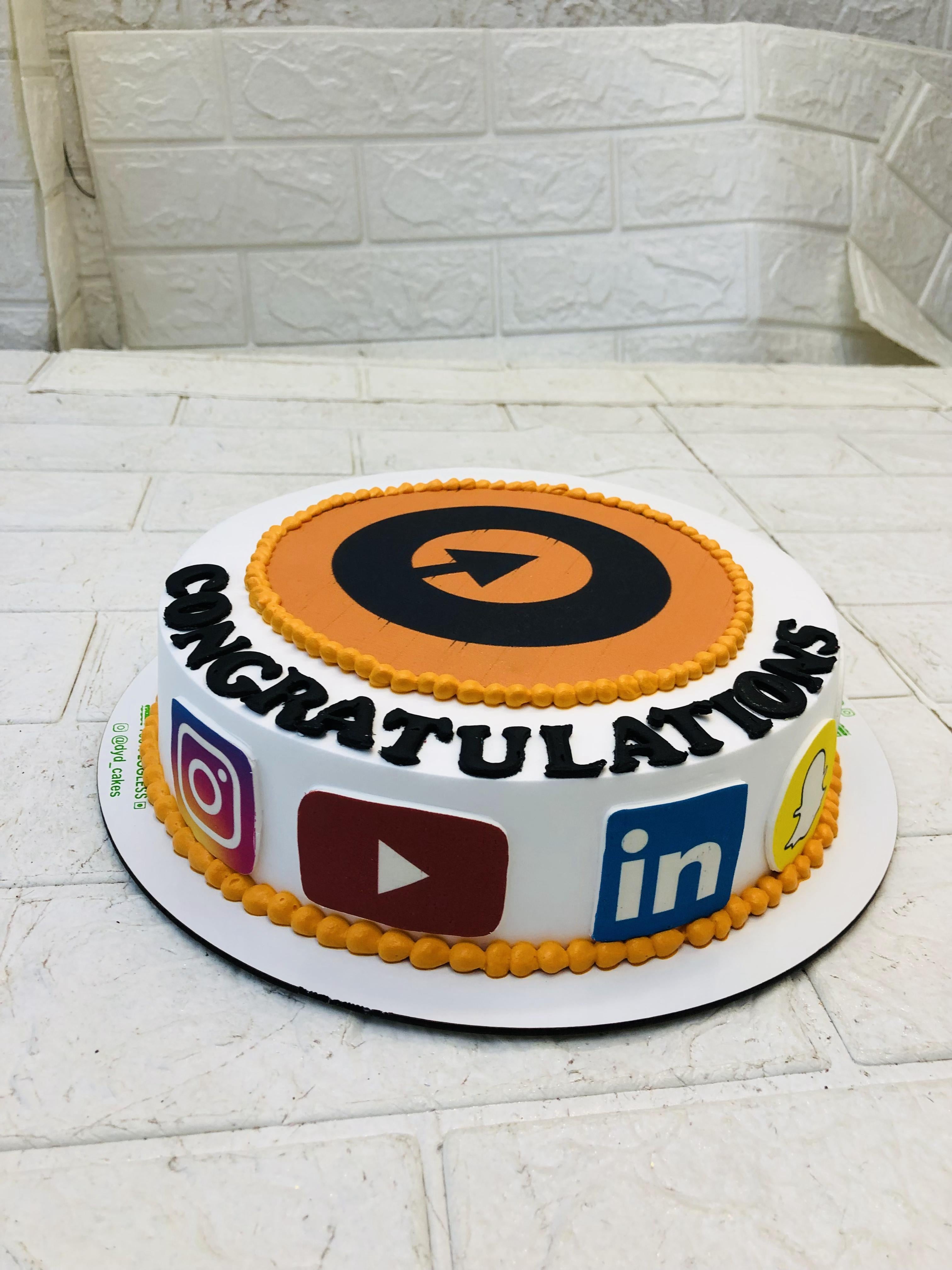 Happy Love Goal Cake