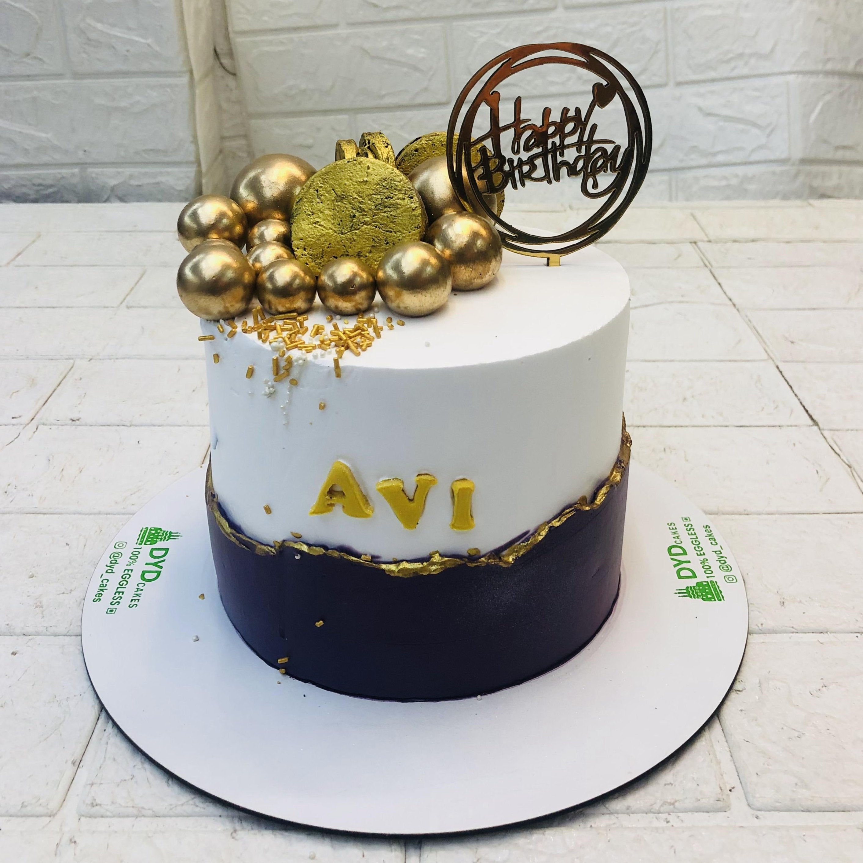 Black And White Cake