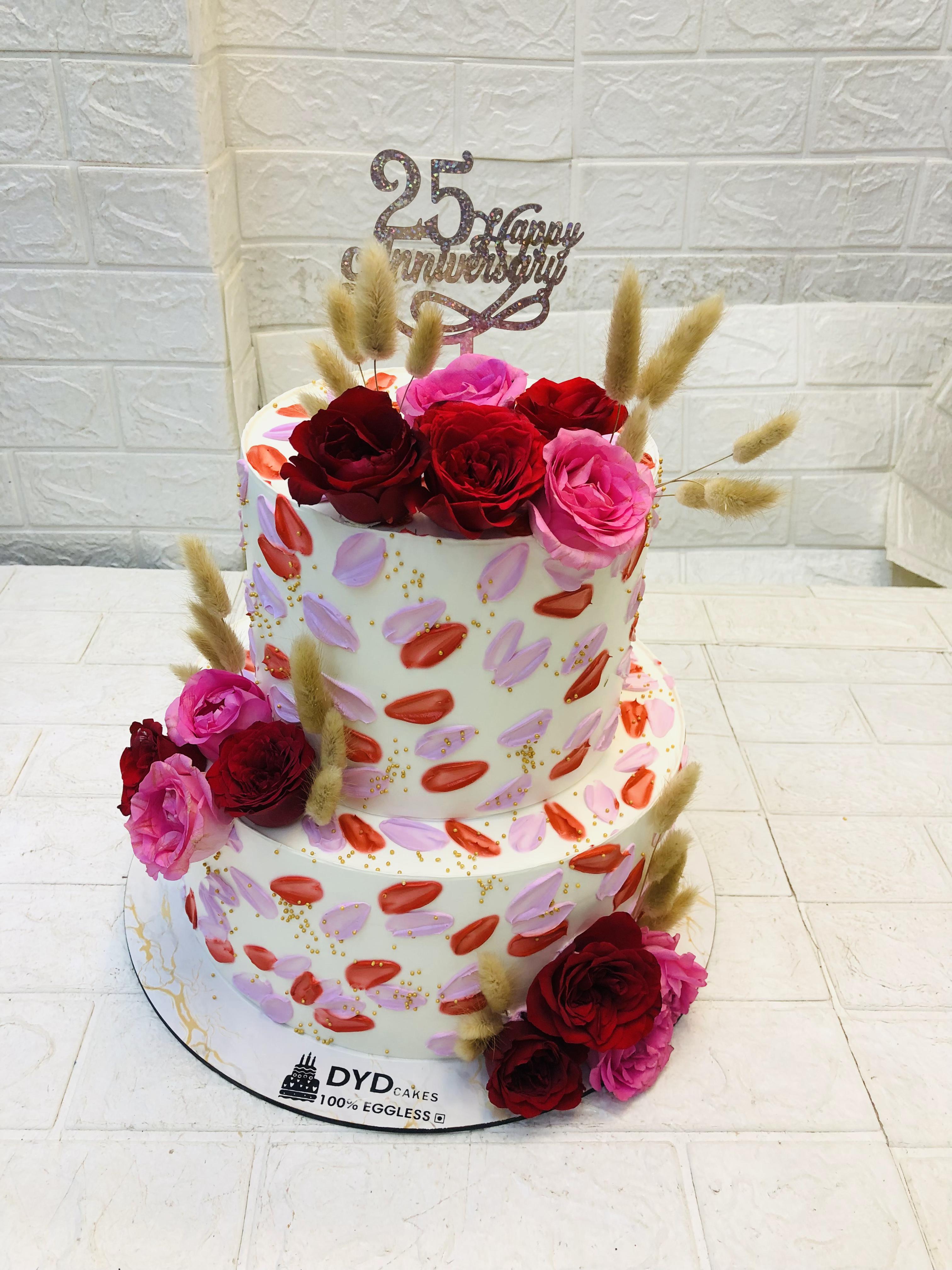 Blissful Bites Flower Cake