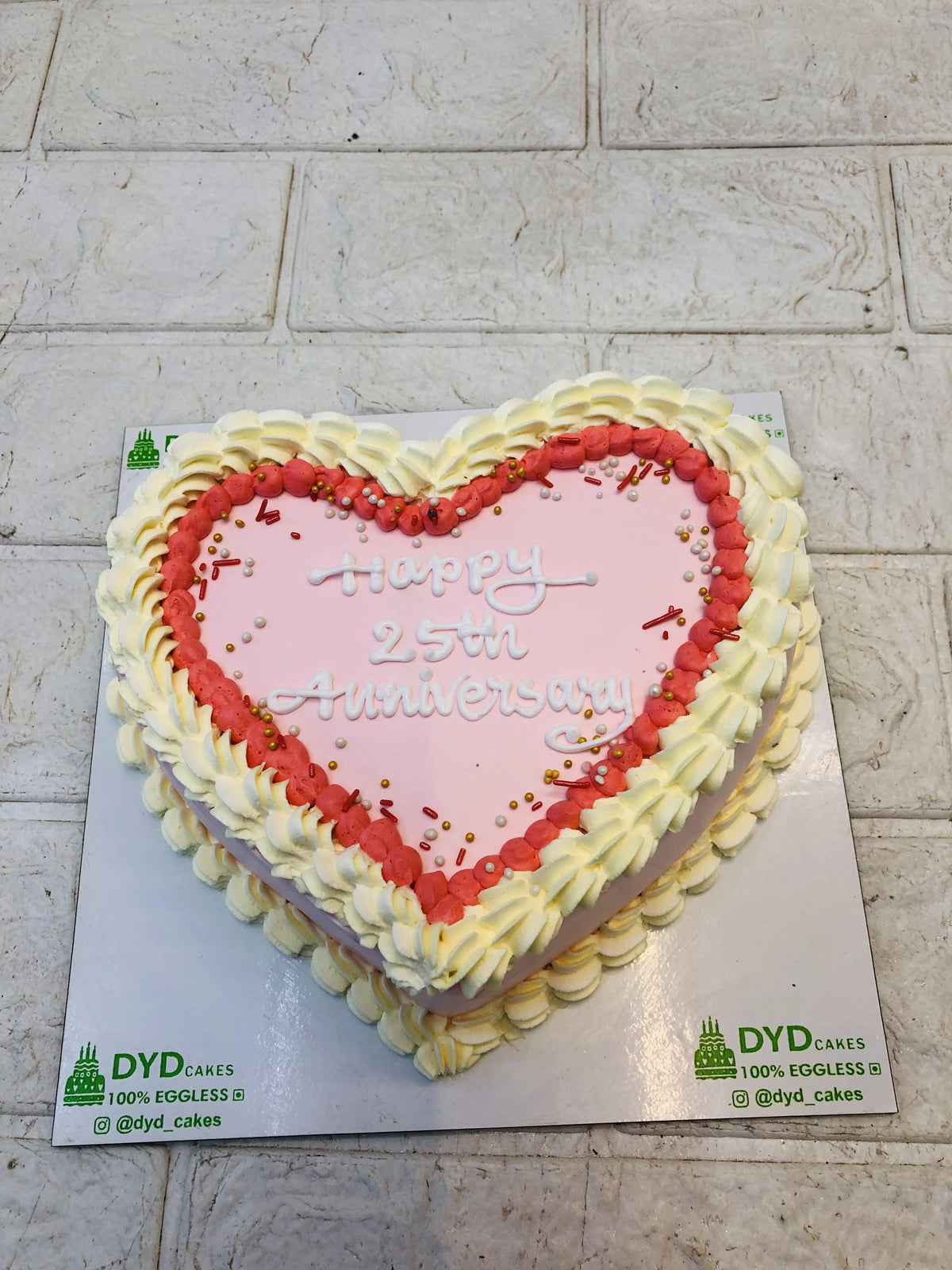 Vintage Heart Cake