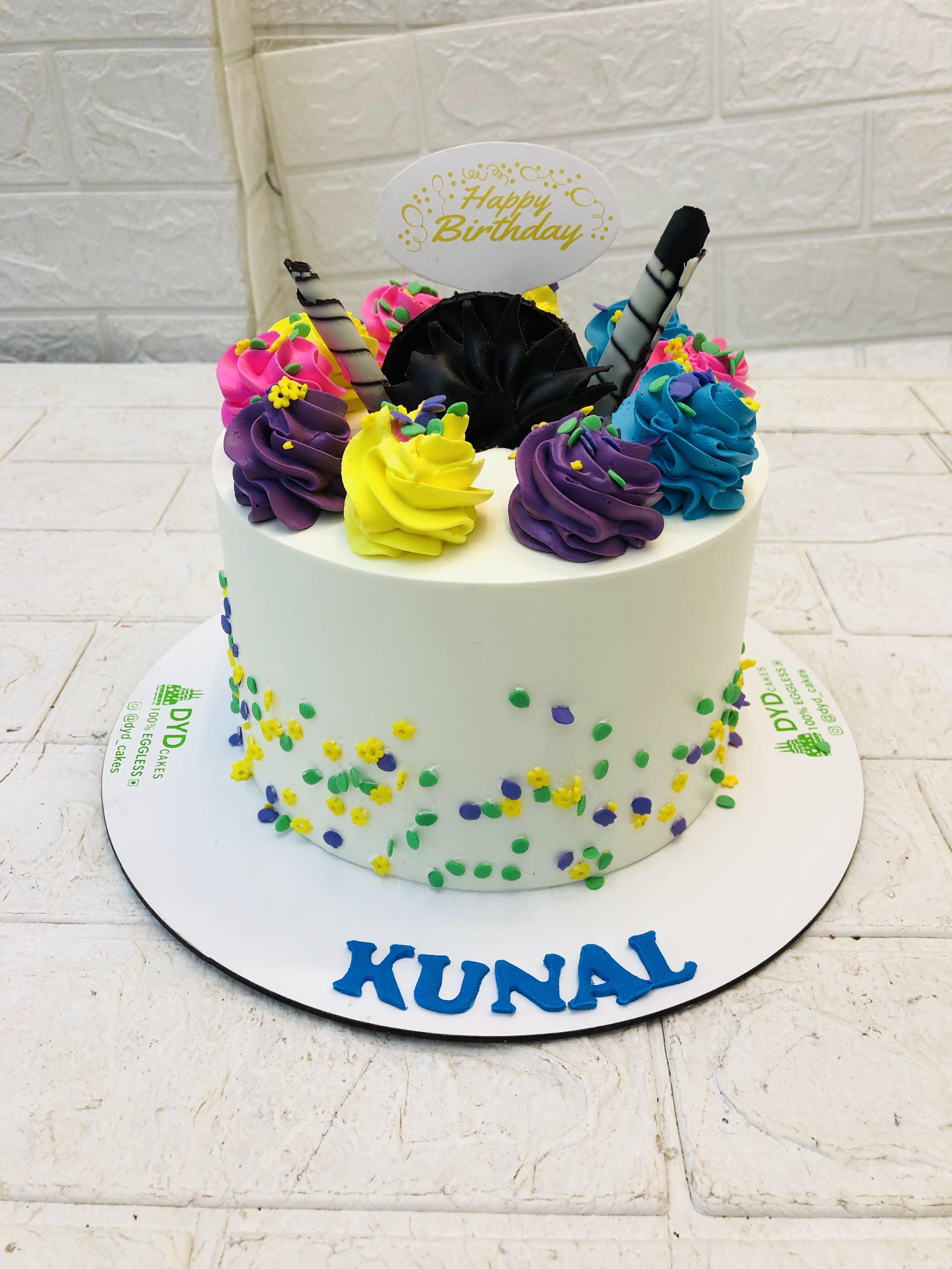 Flowers Theme Cake 2