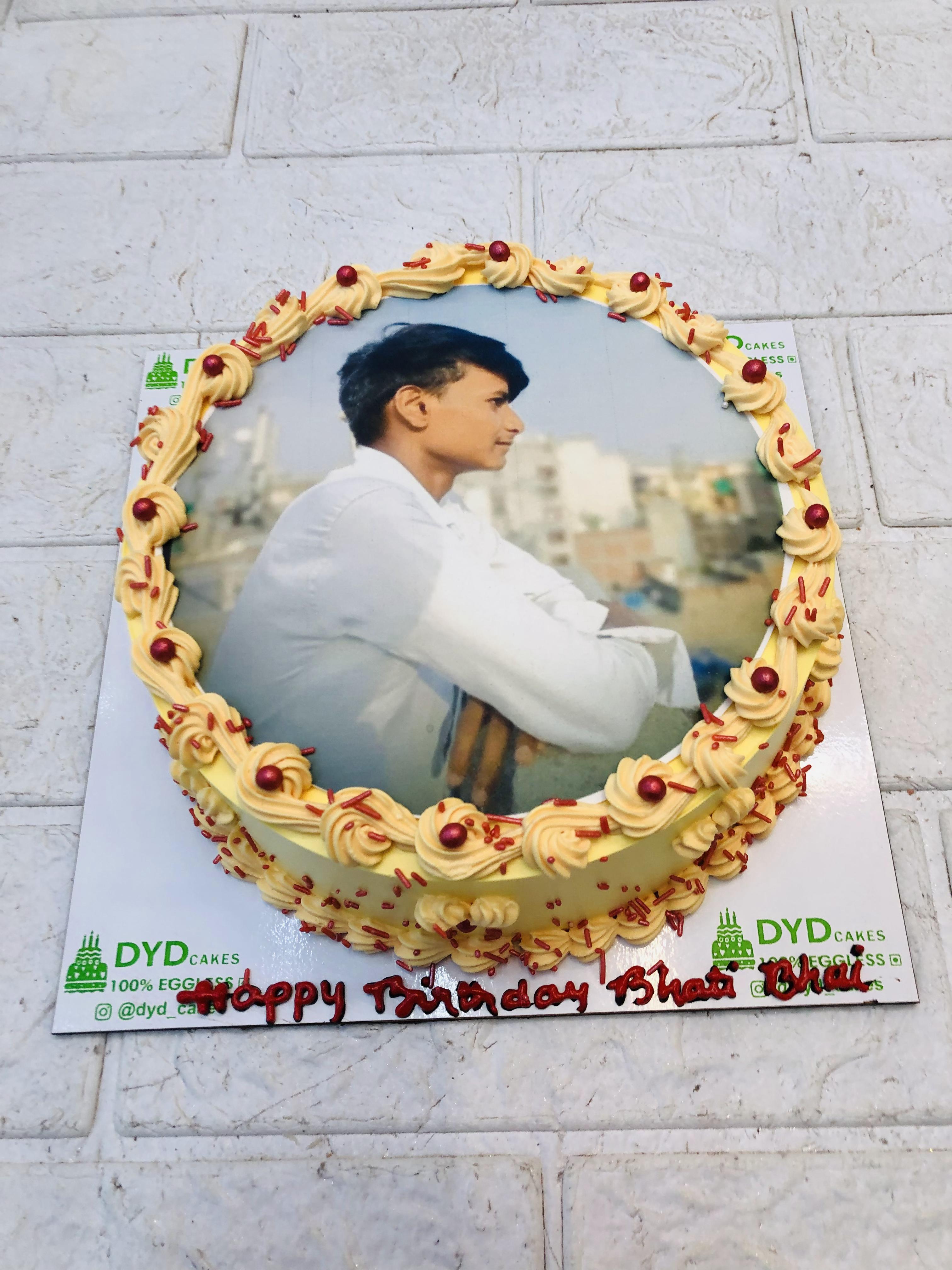 Butterscotch Photo Cake