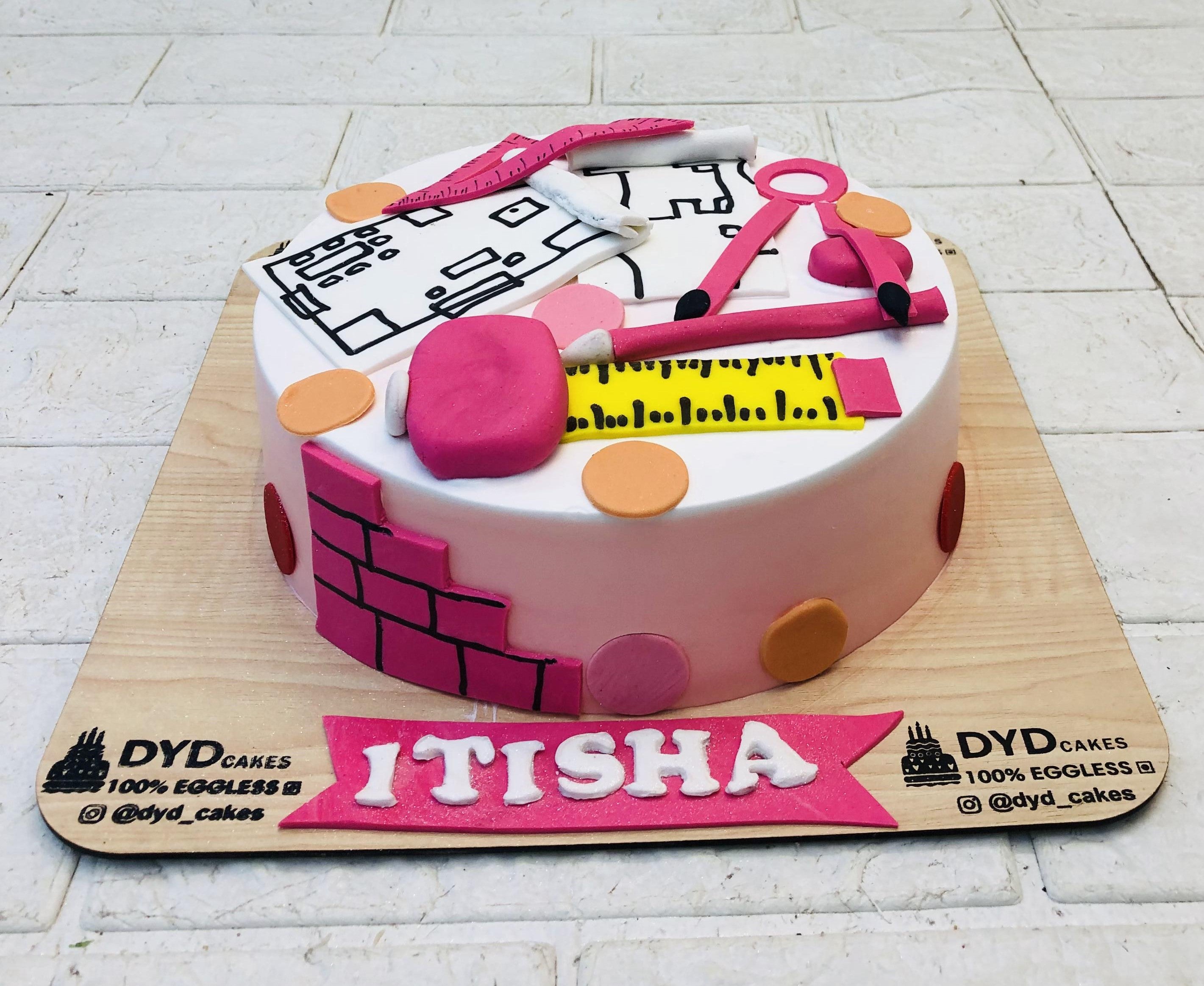 Civil Engineer Birthday Cake