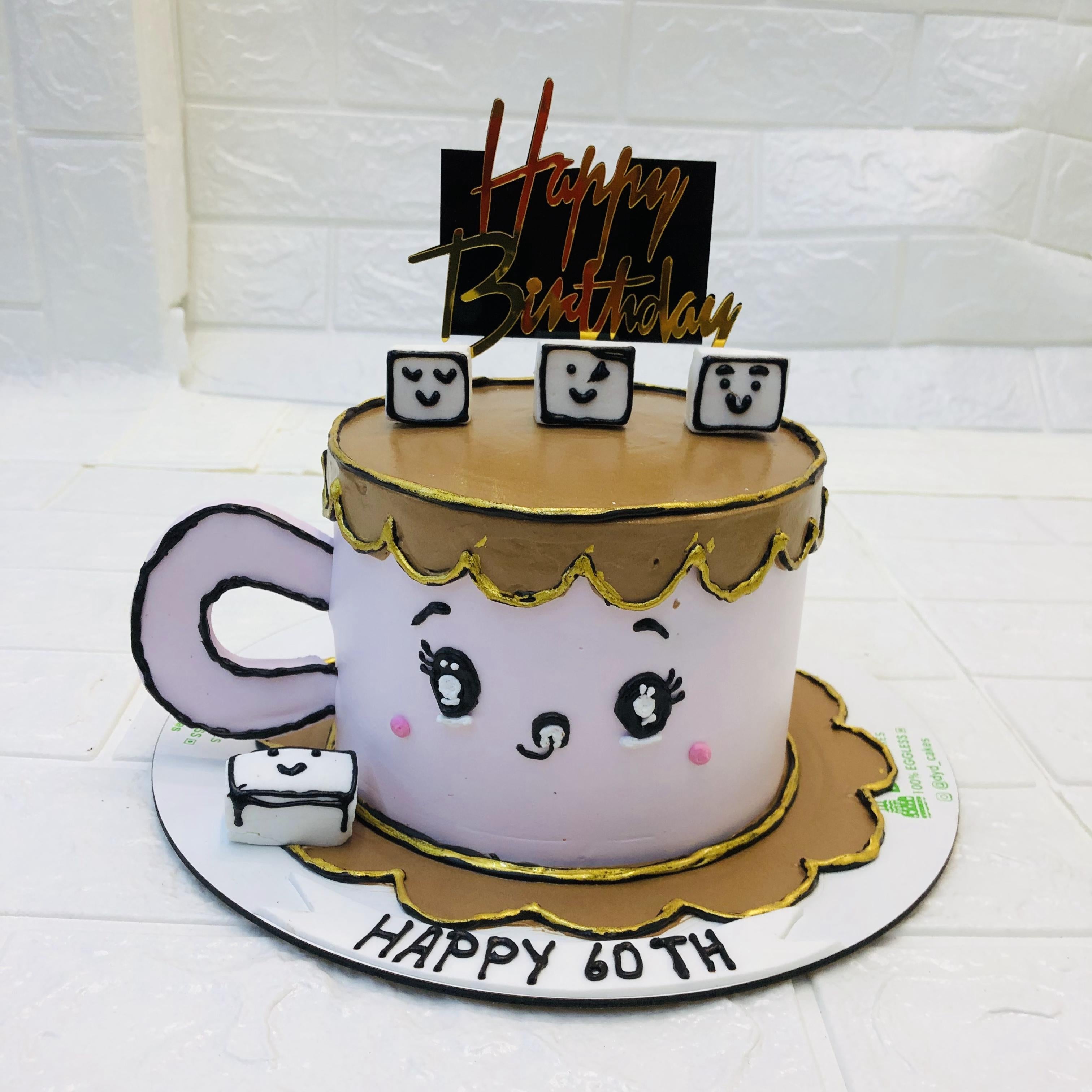 100% Eggless Coffee Lover Cake in Noida , Greater Noida, Delhi from DYD Cakes