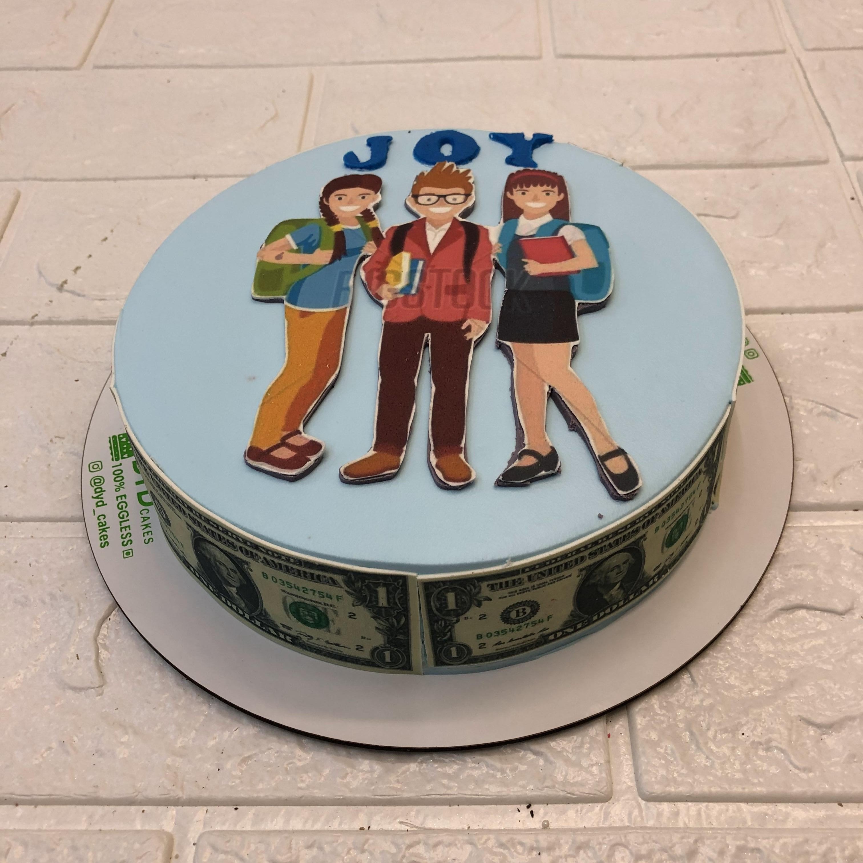 College Joy Theme Cake