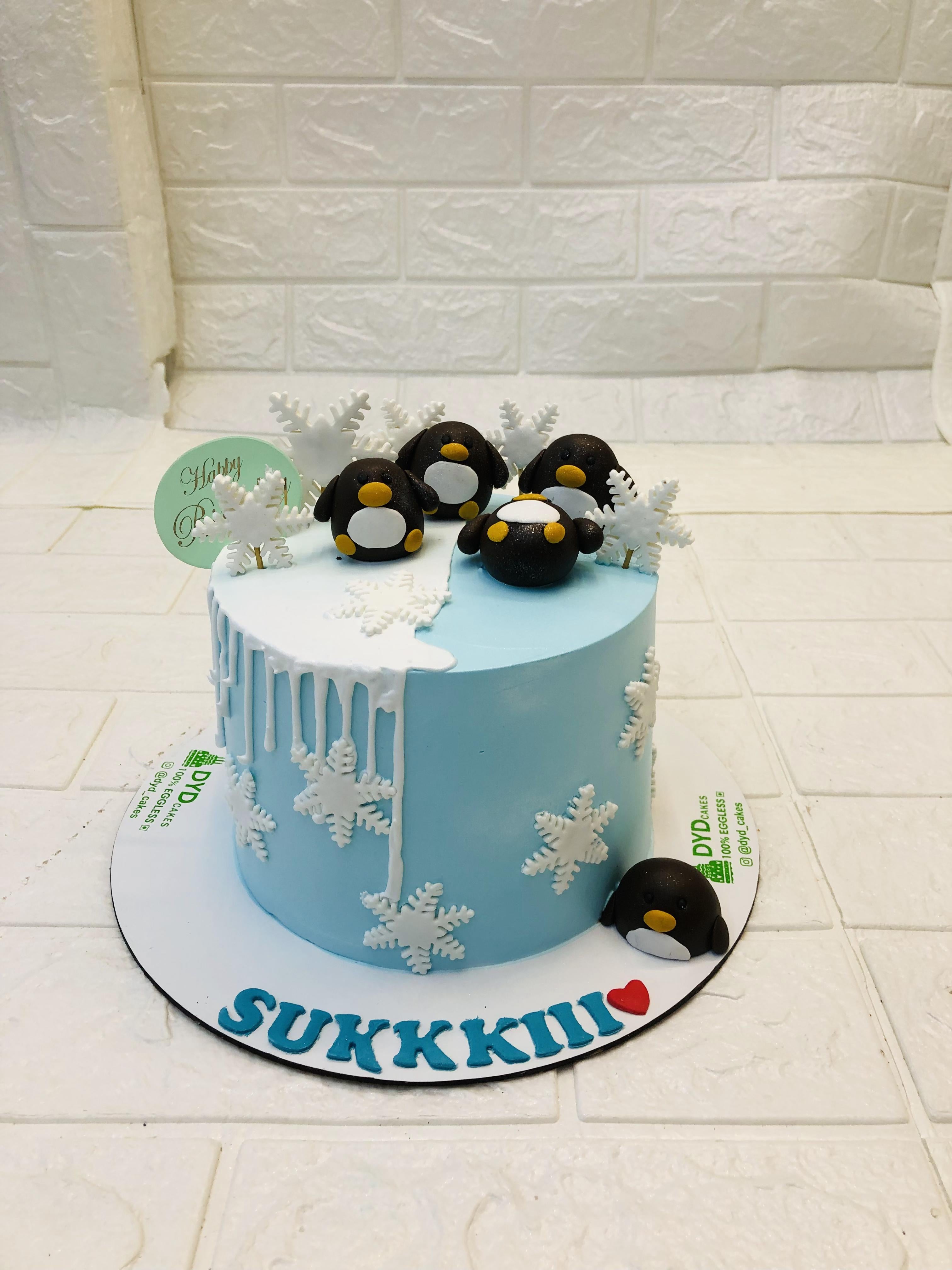 Penguin Logo Cake